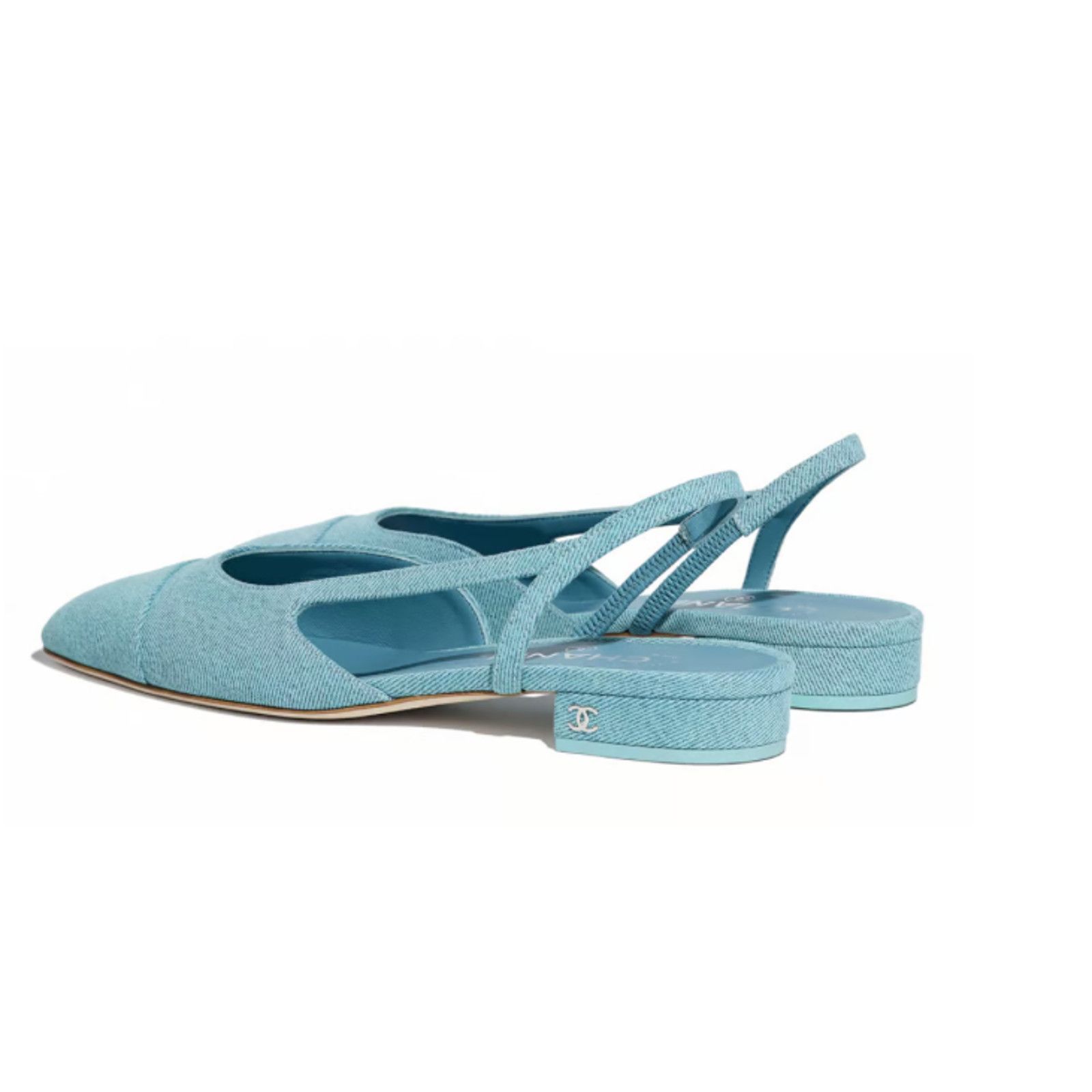 Chanel Chanel 21S Denim Blue Neon Mademoiselle Coco Sling Size US 7 / IT 37 - 9 Thumbnail