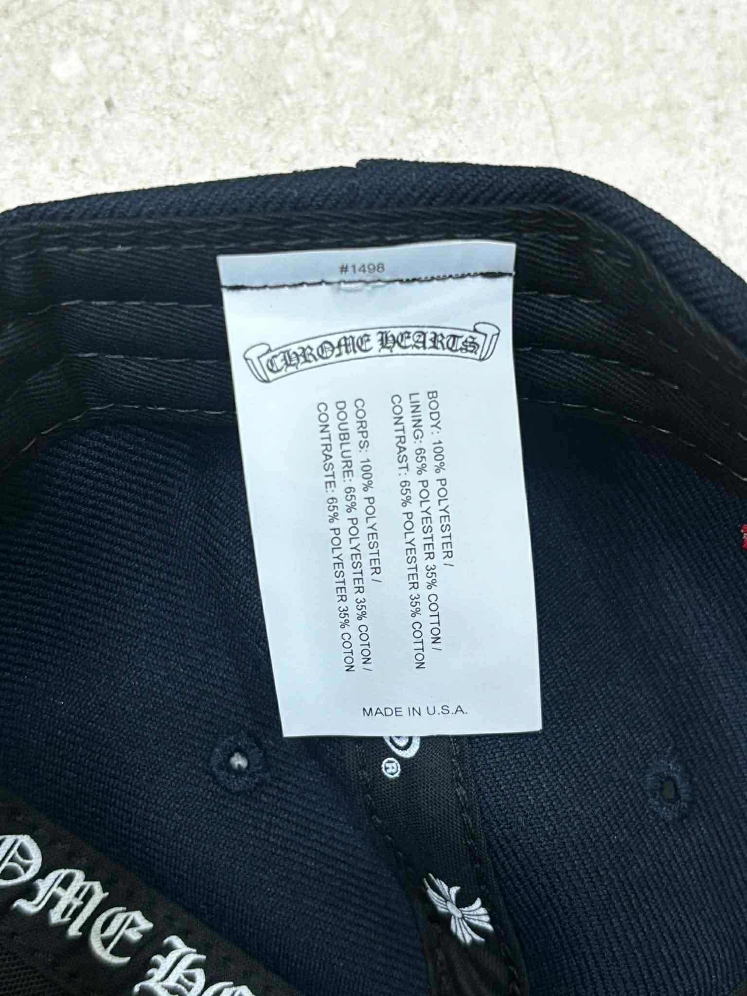 Chrome Hearts Chrome Hearts On Field Trucker Hat CH dark navy/red Size ONE SIZE - 7 Thumbnail
