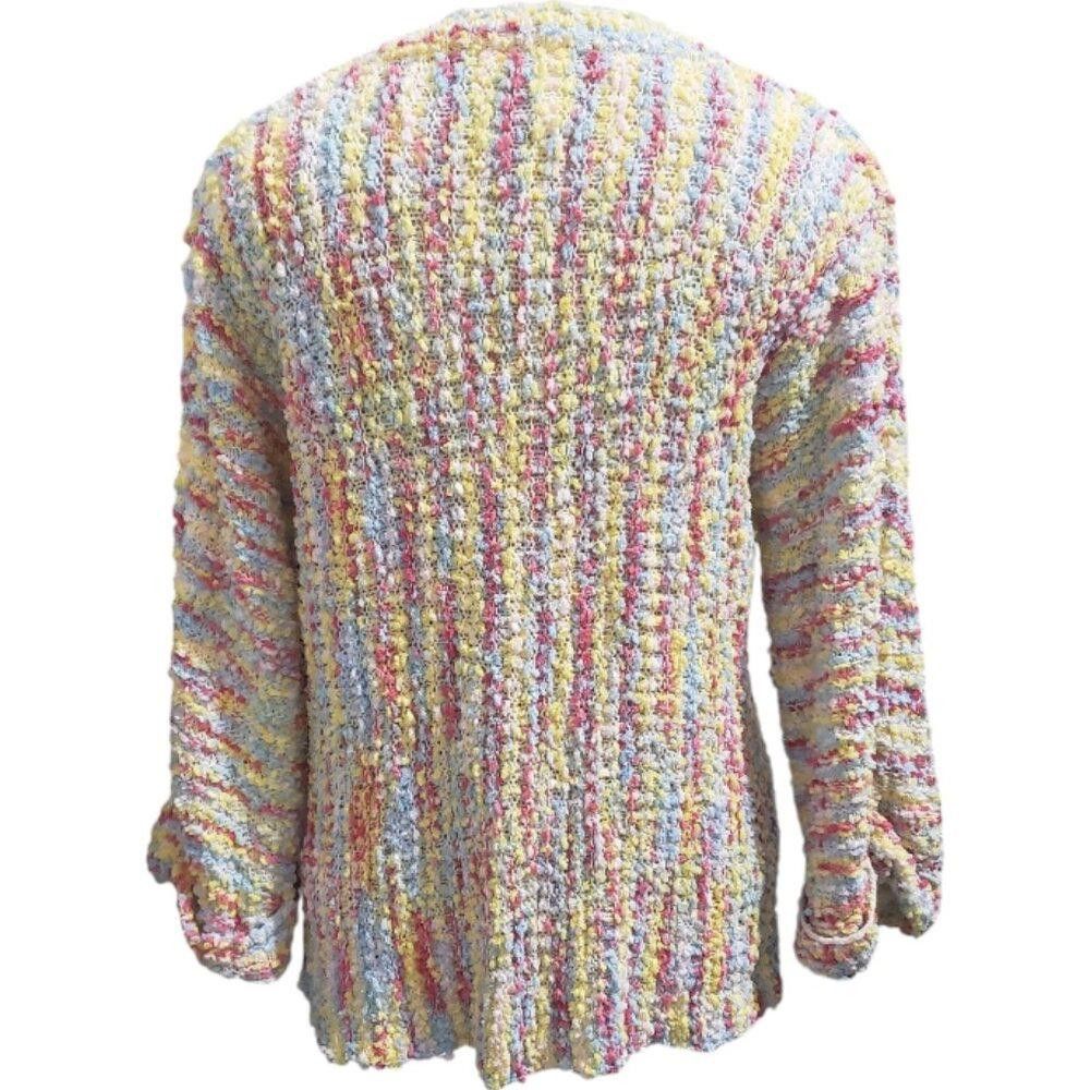 Designer CT1906 Ethyl Pastel Color V-neck Sweater M Size M / US 6-8 / IT 42-44 - 4 Thumbnail