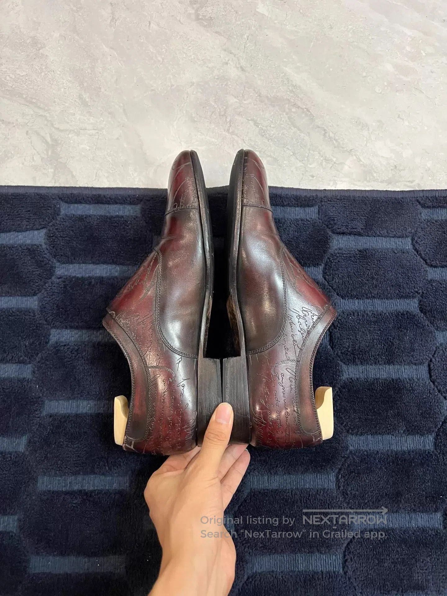 Berluti Brown Leather Formal Shoes with Buckle. Size US 7 / EU 40 - 4 Thumbnail