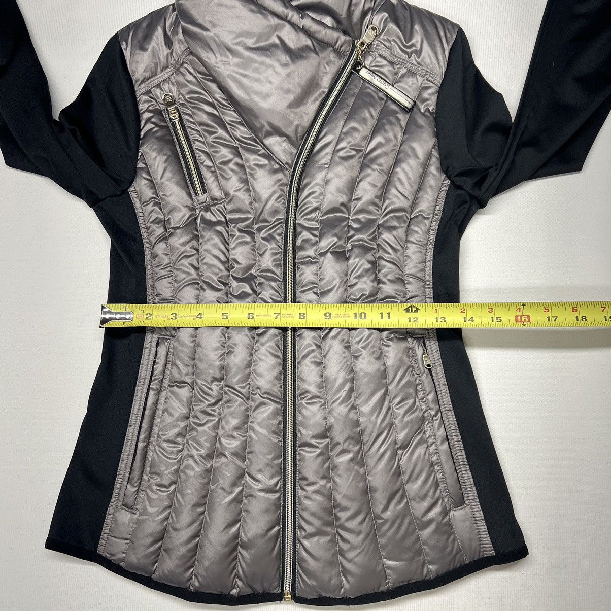 Calvin Klein Calvin Klein Puffer Down Jacket Black Grey Packable Size XS / US 0-2 / IT 36-38 - 23 Thumbnail