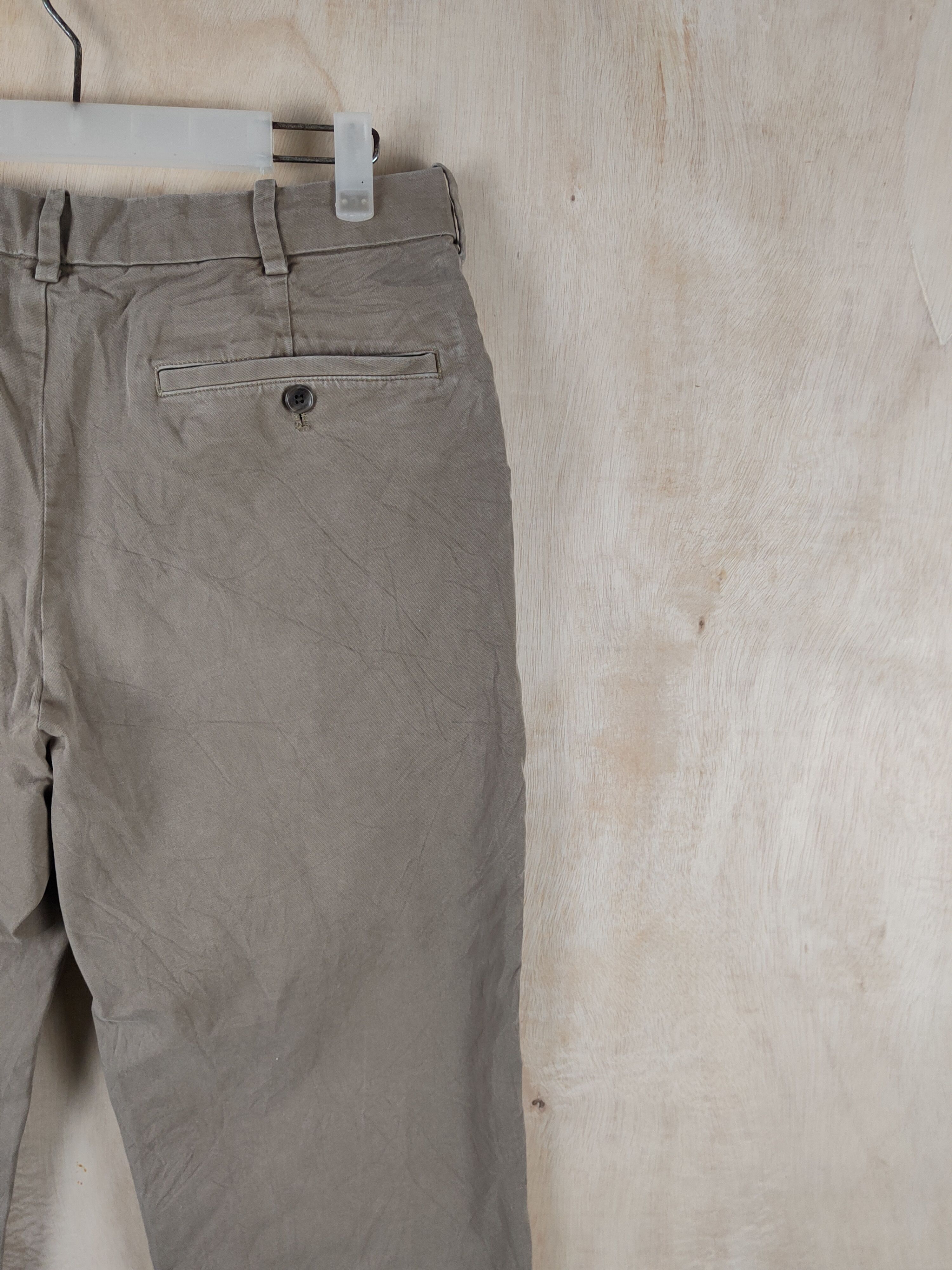 Japanese Brand Uniqlo Brown Faded vintage Casual Pants #S2516 Size US 31 - 10 Thumbnail
