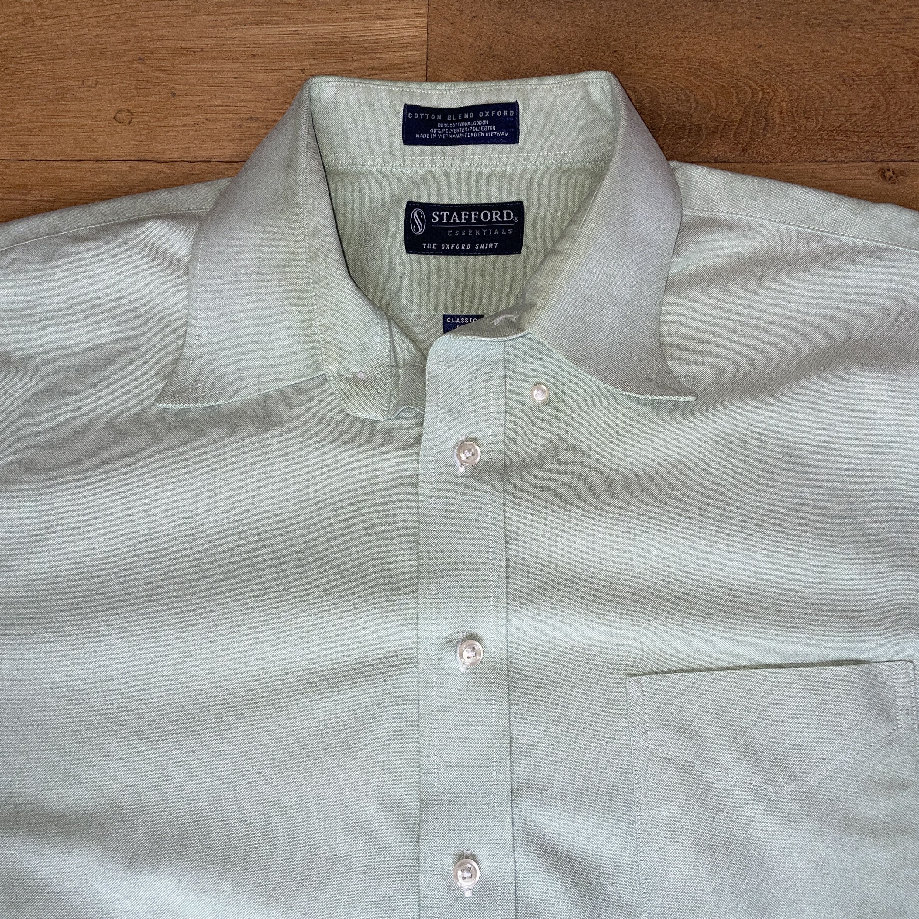 Stafford Stafford Men's Fashionable Oxford Shirt Cotton Size 2xl Size US XXL / EU 58 / 5 - 3 Thumbnail