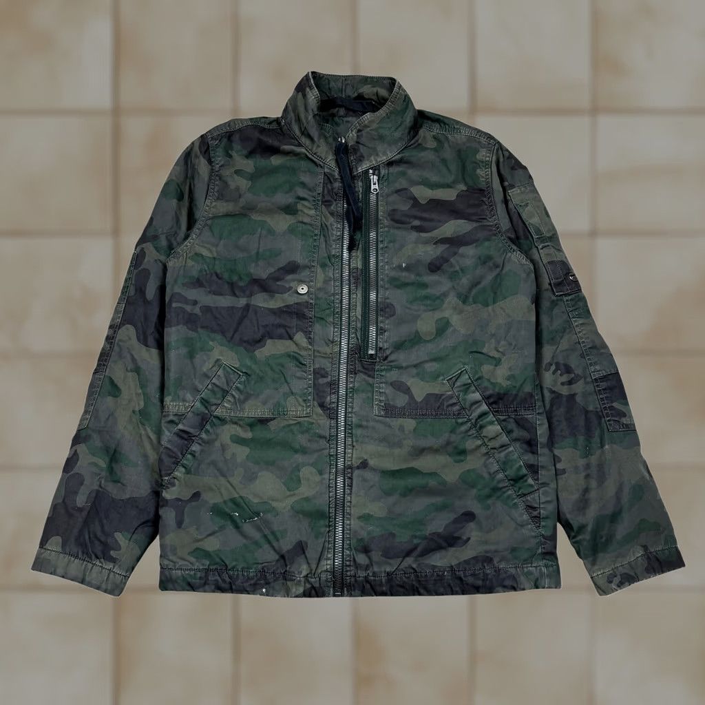 Vintage G Star Raw Rackam Utility Camo Overshirt Jacket Mens Medium Size US M / EU 48-50 / 2 - 1 Thumbnail