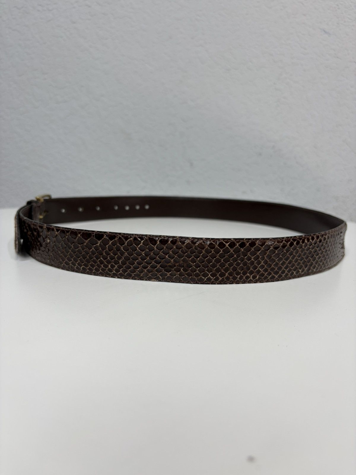 Hysteric Glamour Gothic Leather Belt with Sculpted Metal Panels LGB Vibe Size 32 - 14 Thumbnail