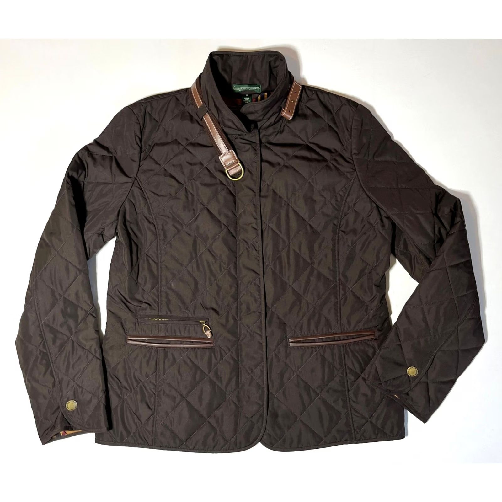 Ralph Lauren VINTAGE Ralph Lauren Women's Quilted Barn Jacket Shirt Size 32" / US 10 / IT 46 - 5 Thumbnail