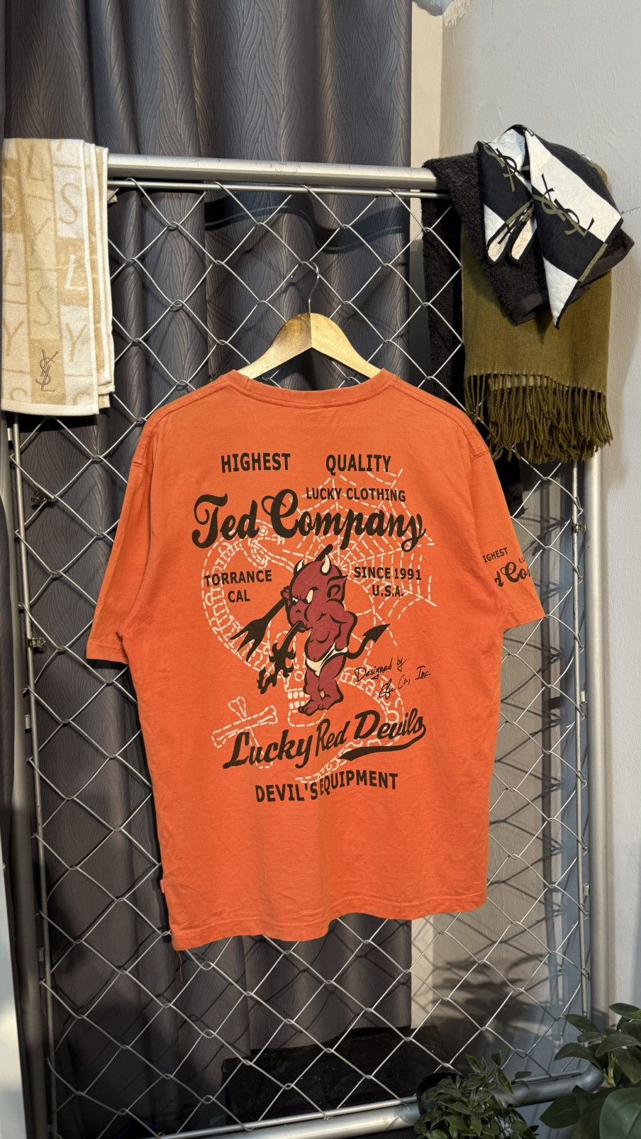 Tedman VINTAGE TEDCOMPANY TEDMAN DEVIL BACKHIT TSHIRT Size US M / EU 48-50 / 2 - 3 Thumbnail