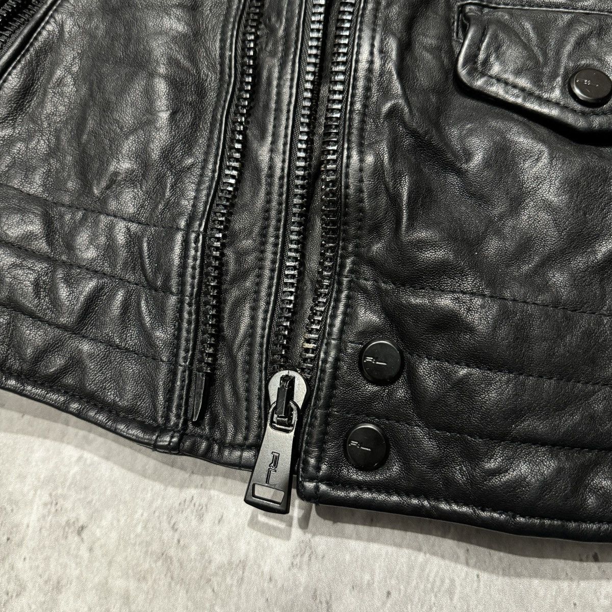 Ralph Lauren Ralph Lauren Black Label Leather Suede Moto Zip Jacket Size US S / EU 44-46 / 1 - 17 Thumbnail
