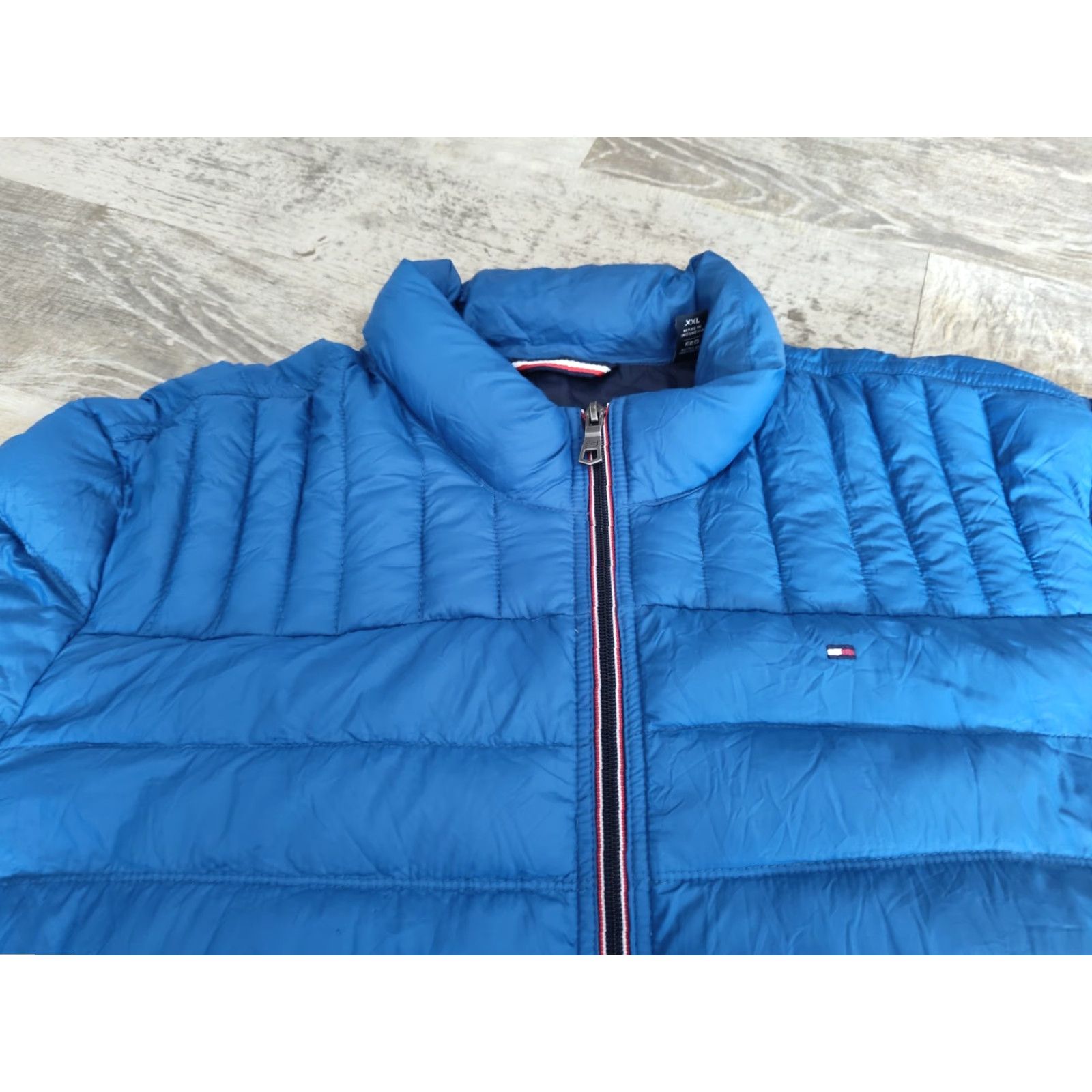 Tommy Hilfiger Tommy Hilfiger Packable Natural Duck Down Jacket Mens Blue Quilted 2XL Winter Puffer Coat Size US XXL / EU 58 / 5 - 4 Thumbnail