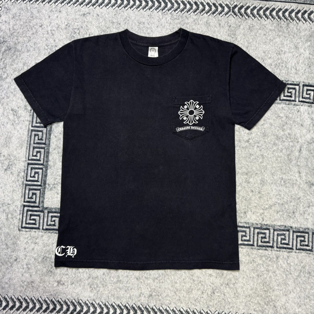 Chrome Hearts RARE! CROSS PLUS STAMP SCROLL Size US M / EU 48-50 / 2 - 3 Thumbnail