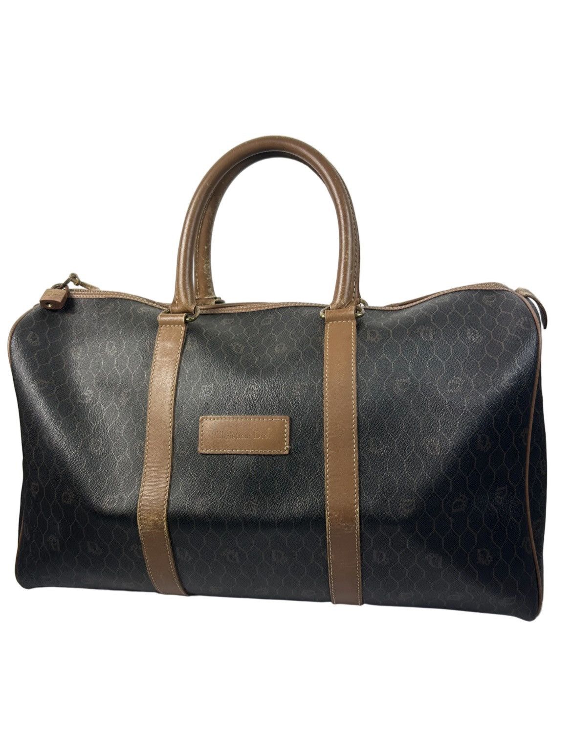 Dior Dior Honey Comb Leather Duffle Bag Size ONE SIZE - 1 Thumbnail