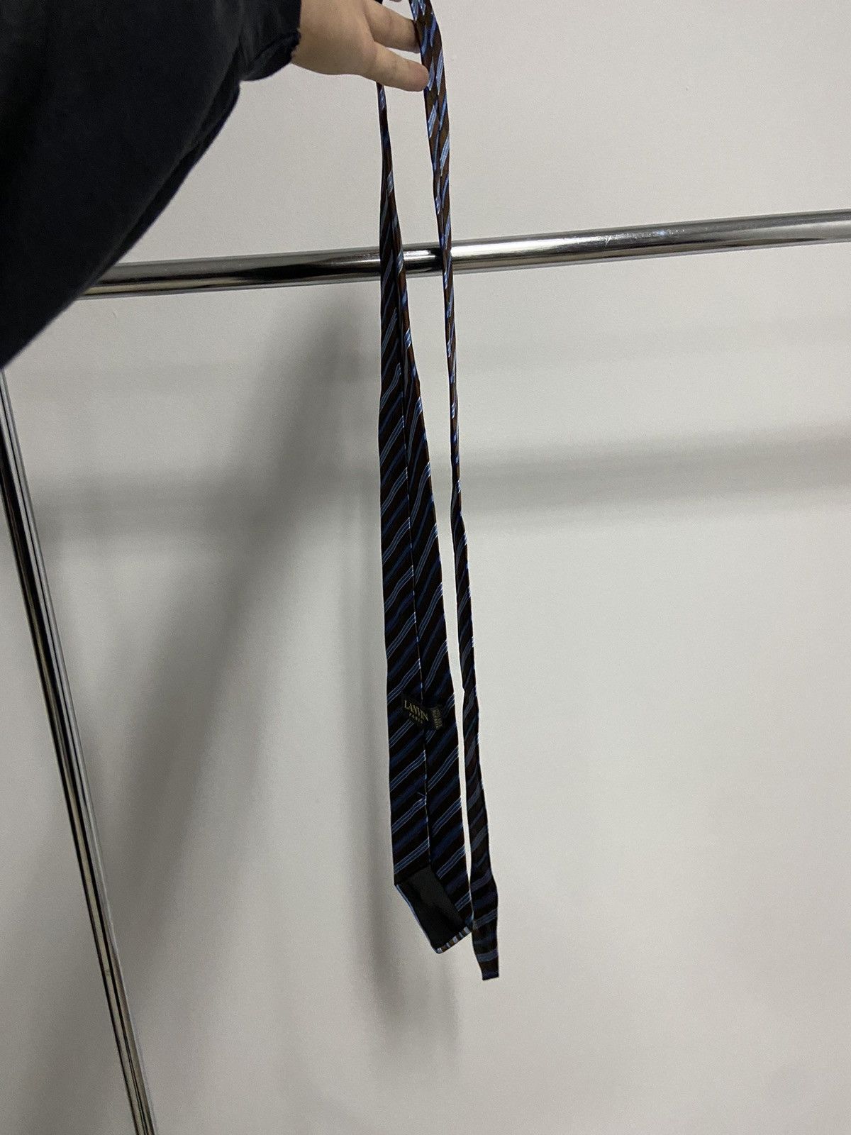 Lanvin × Vintage Lanvin Paris Tie Vintage Luxury Made in Italy overprint Size ONE SIZE - 3 Thumbnail