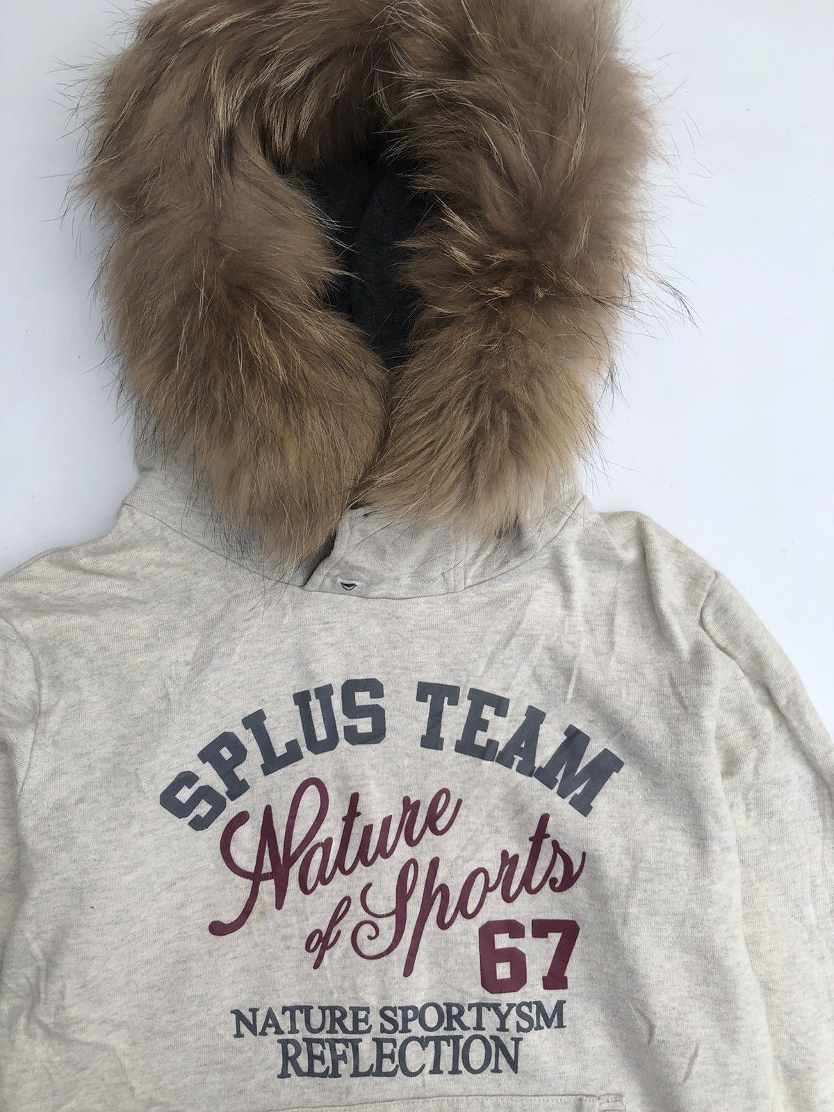 If Six Was Nine × Japanese Brand × Le Grande Bleu (L.G.B.) Studded Poem Fur hoodie Ifsixwasnine LGB Style Size US M / EU 48-50 / 2 - 4 Thumbnail