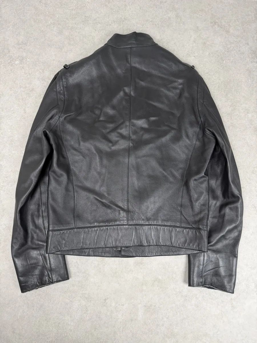 Louis Vuitton 2000s Louis Vuitton Black French Classy Leather Jacket Size US M / EU 48-50 / 2 - 2 Thumbnail