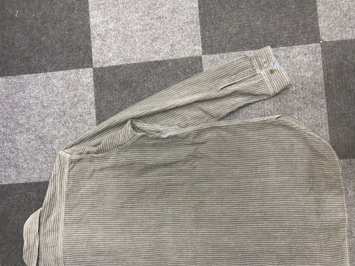 Japanese Brand SUGAR CANE Very Rare Pockets Toyo Enterprise Stripe Shirt Size US L / EU 52-54 / 3 - 11 Thumbnail