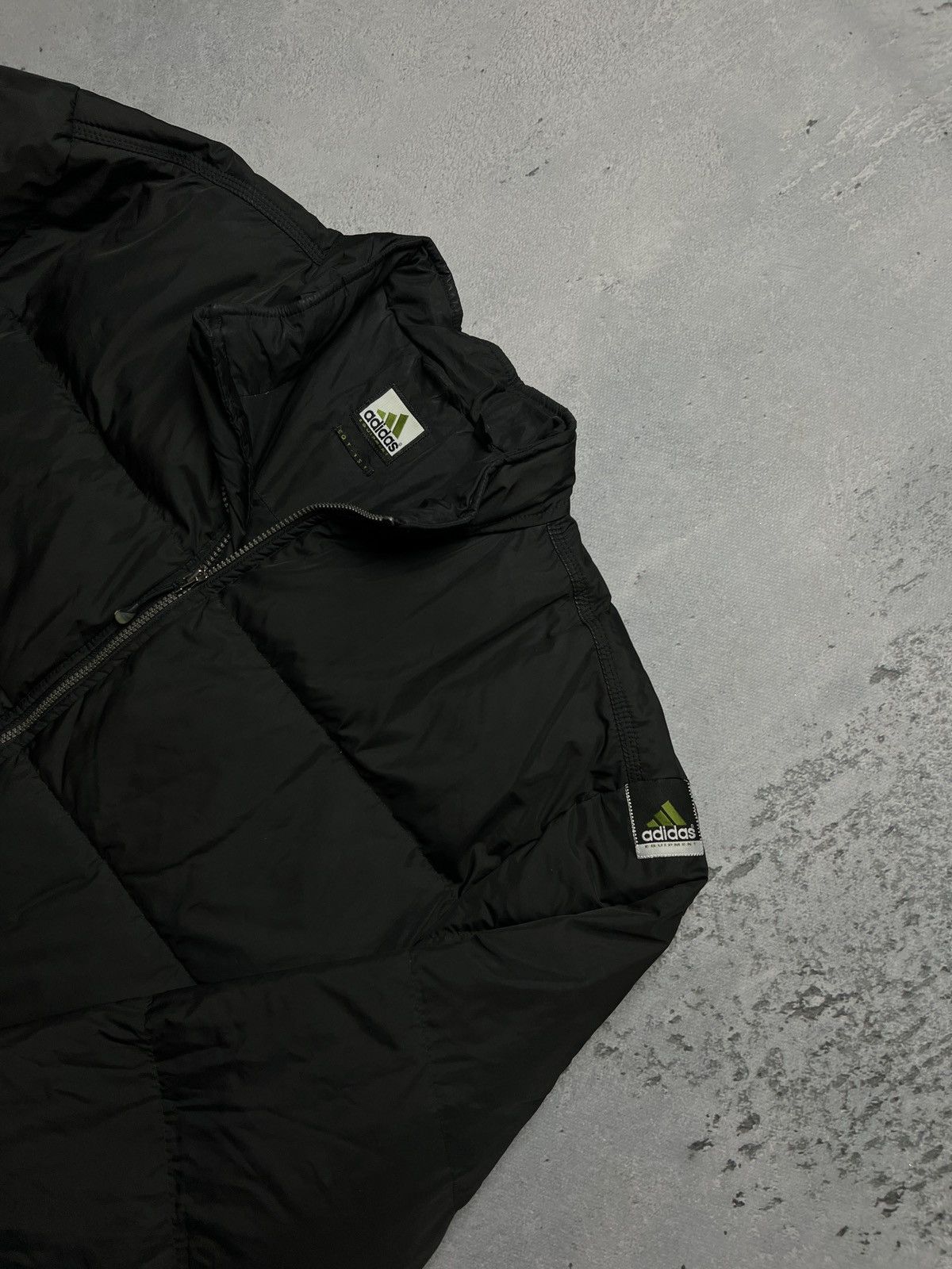 Adidas Adidas Equipment EQT-151 Black Green Logo Puffer Down Jacket Size US L / EU 52-54 / 3 - 2 Thumbnail