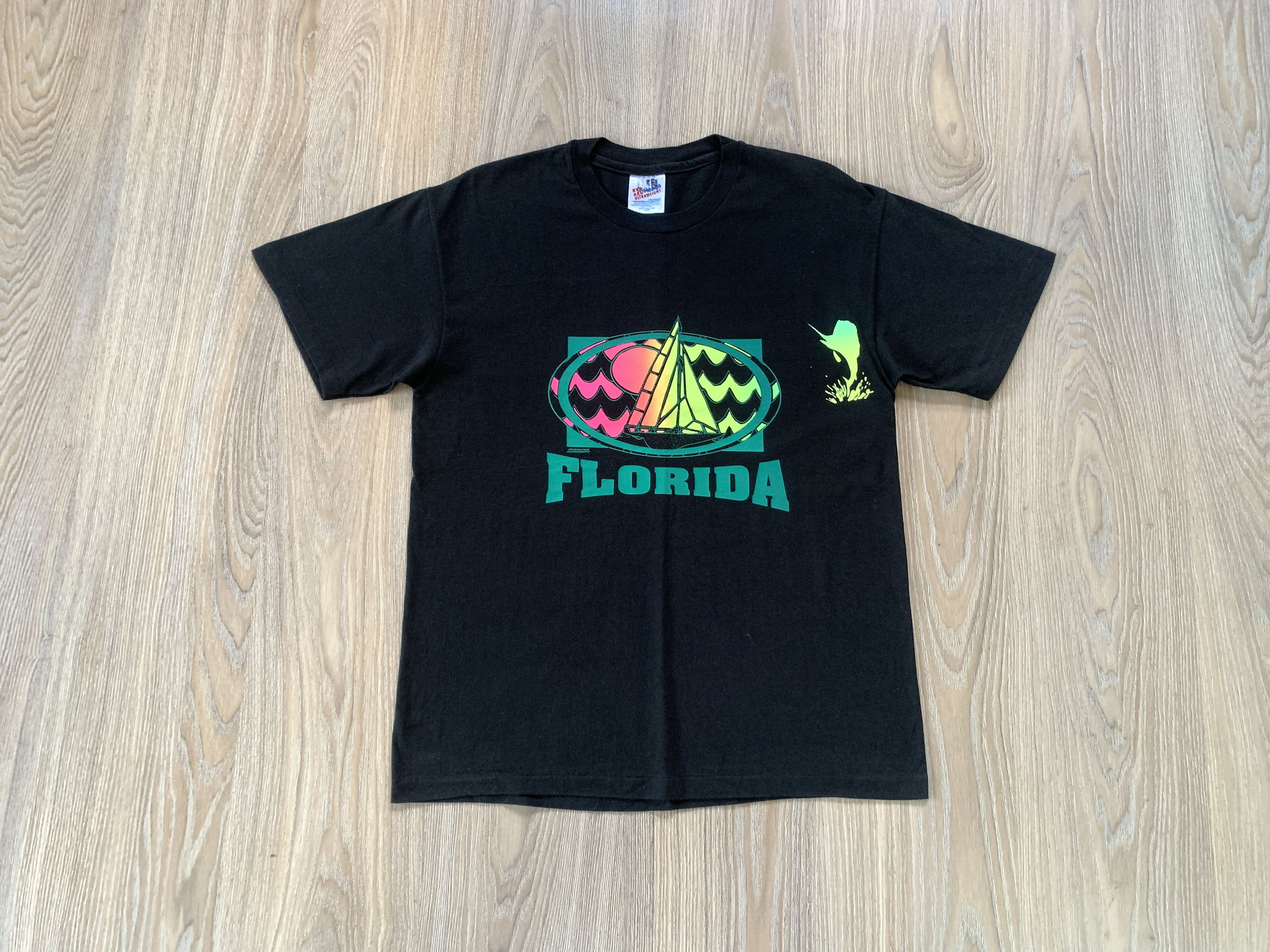 Hanes Rare Hanes Florida Transfer Authority 90s Printed T-Shirt Size US L / EU 52-54 / 3 - 9 Thumbnail