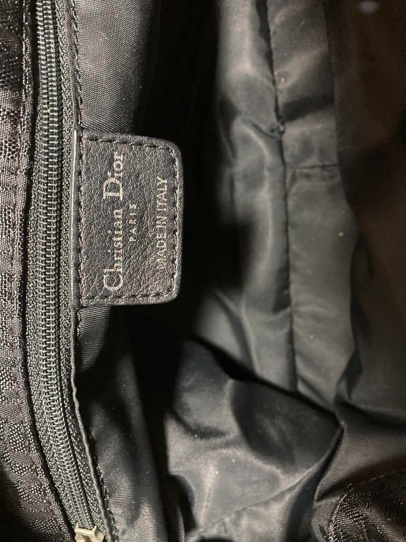 Dior Dior - Trotter Handbag Monogram Black Leather Canvas Size ONE SIZE - 4 Thumbnail