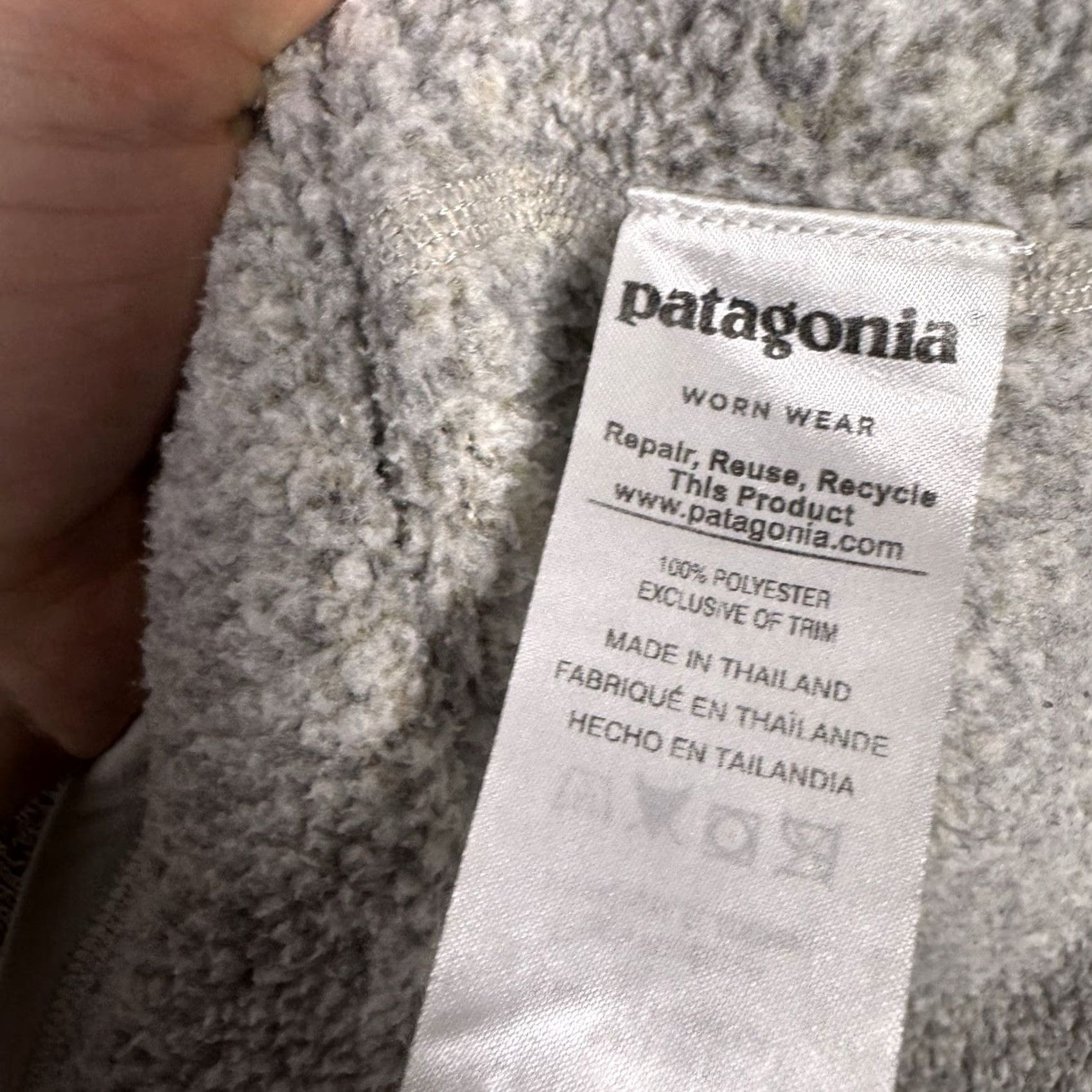 Patagonia Patagonia Better Sweater Jacket Womens L 1/4 Zip Fleece Pullover Oatmeal Brown 25617 Size L / US 10 / IT 46 - 7 Thumbnail