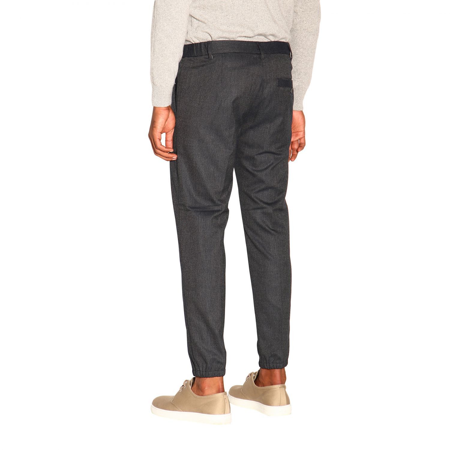 Emporio Armani Emporio Armani 밴딩디데일 Trousers Size US 32 / EU 48 - 8 Thumbnail