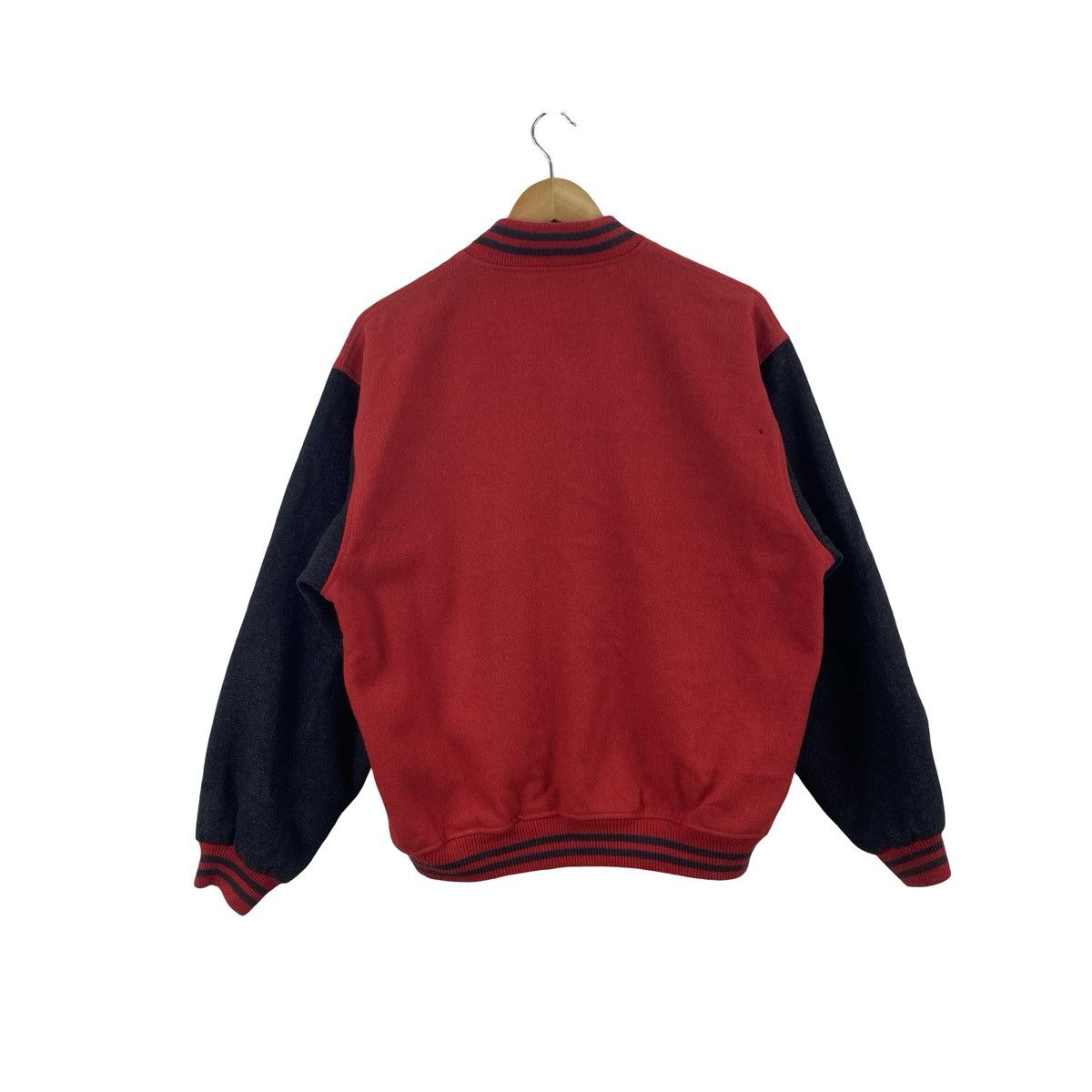 Vintage Vintage CROCODILE SPORTS Varsity Bomber Jacket Snap Button Size US L / EU 52-54 / 3 - 9 Thumbnail