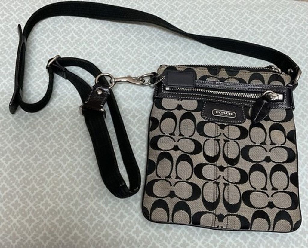 Coach Coach Cavan Signature Leather Trim Crossbody Bag 8.5" X 7" Size ONE SIZE - 11 Thumbnail