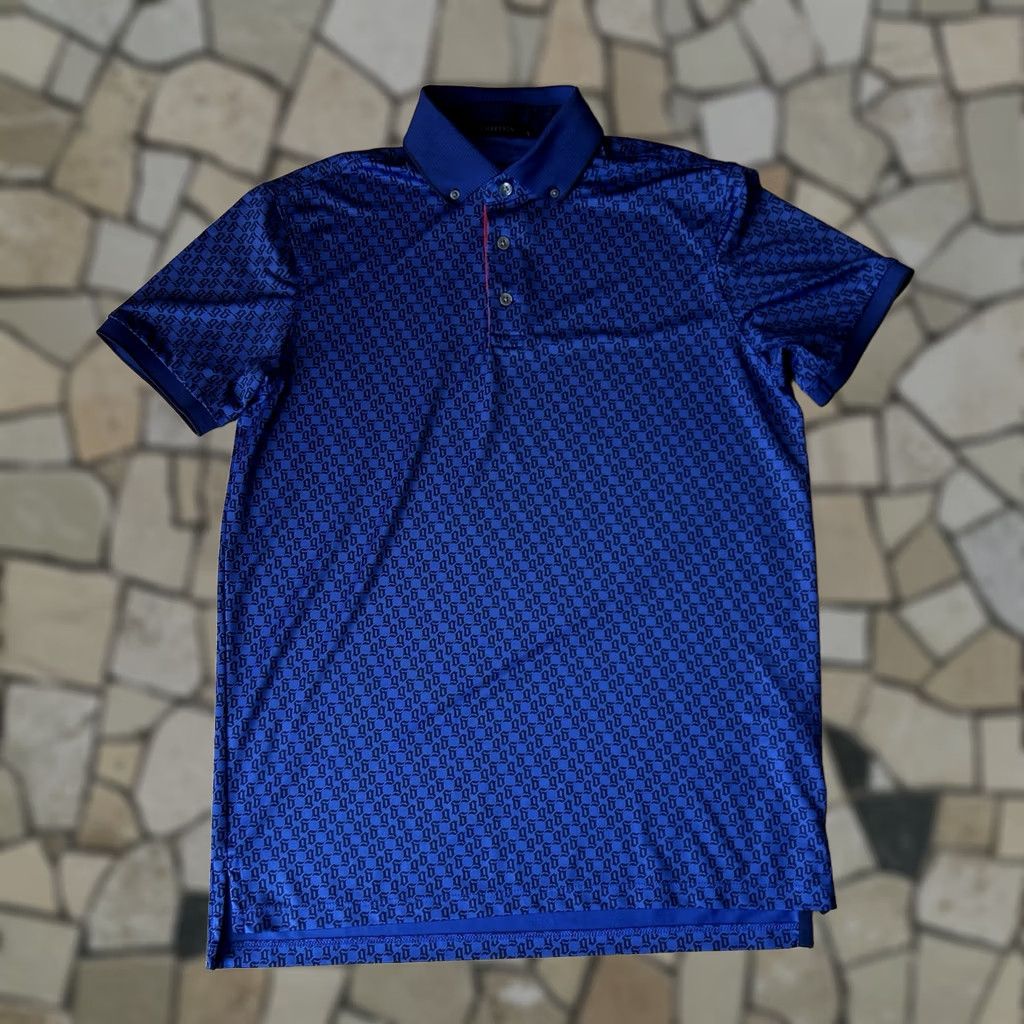 Vintage Greyson Golf Polo Shirt Men's Small Blue All Over Print G Short Sleeve Size US S / EU 44-46 / 1 - 1 Thumbnail