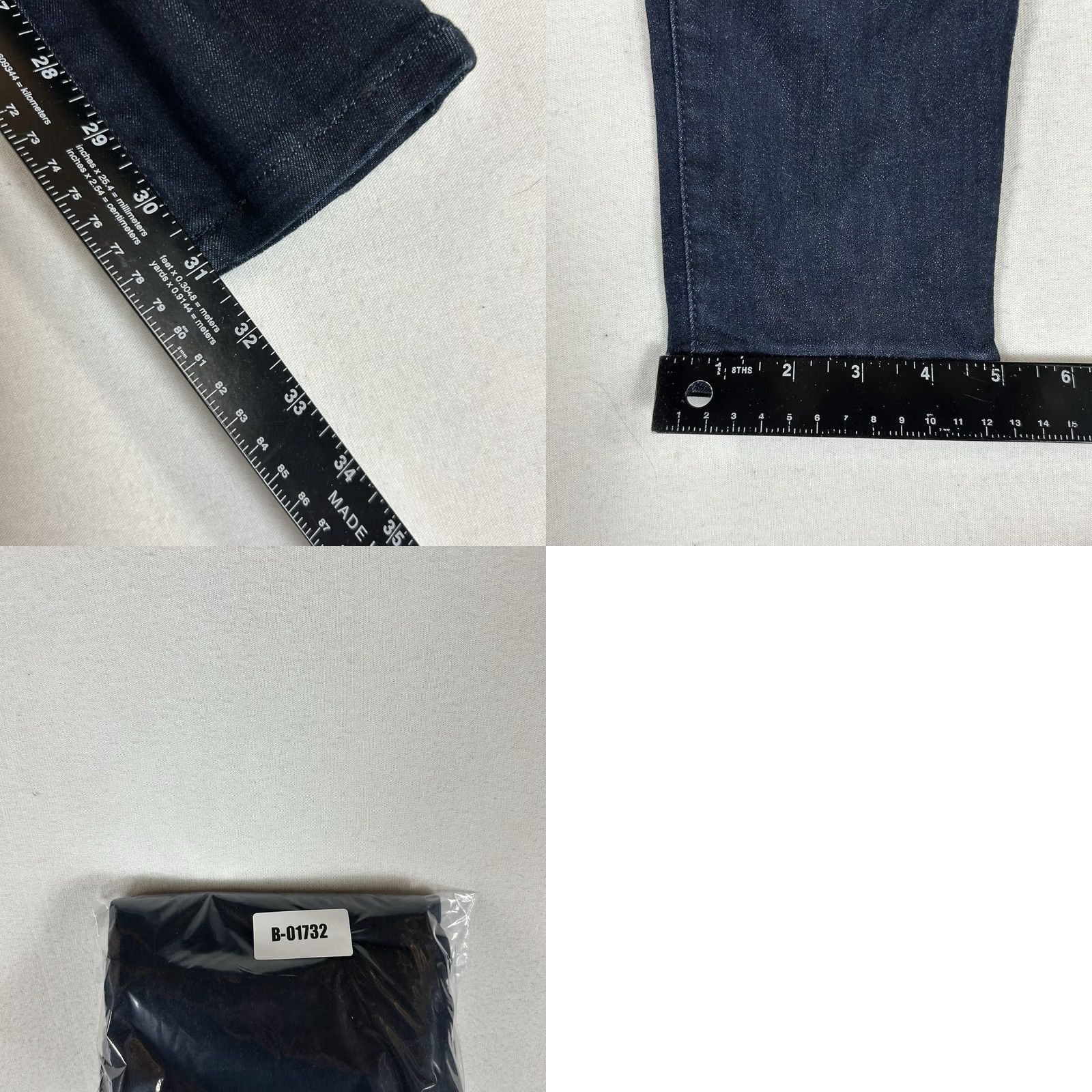 Essentials Amazon Essentials Jeans Skinny Dark Wash Womens 2 Long High Rise Denim NWT, 31in Inseam, Cotton Blend, Stretch, Button Zip, Regular, Blue, Womens Size 26" / US 2 / IT 38 - 10 Thumbnail
