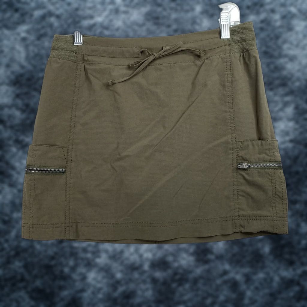 Vintage Tangerine Skort Women M Green Pull On Athletic Golf Pockets Short Size M Size ONE SIZE - 1 Thumbnail