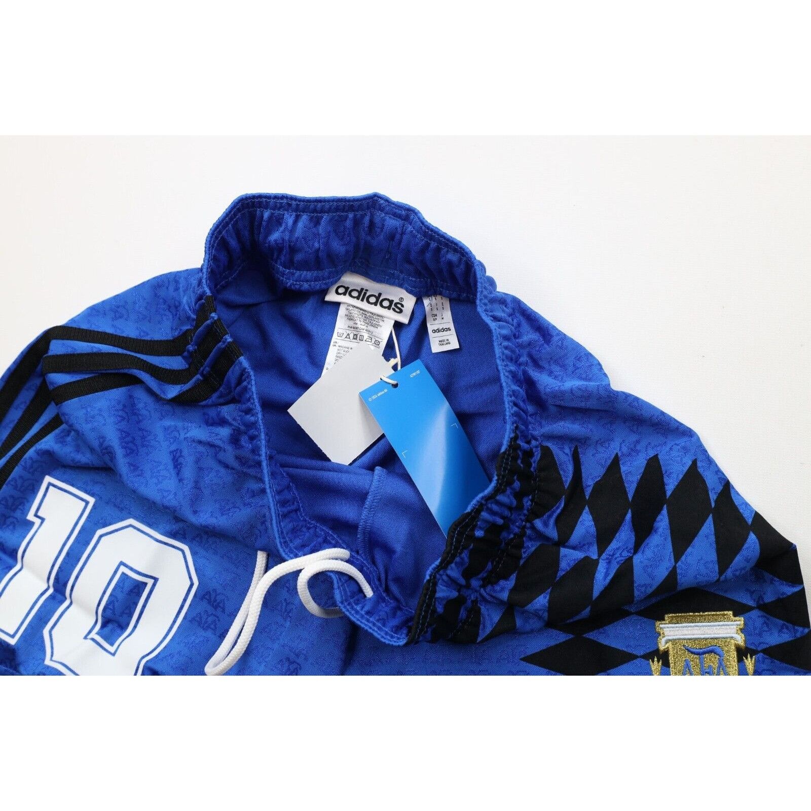 Adidas New Adidas Retro 1994 All Over Print Argentina Soccer Shorts Size US 30 / EU 46 - 11 Thumbnail