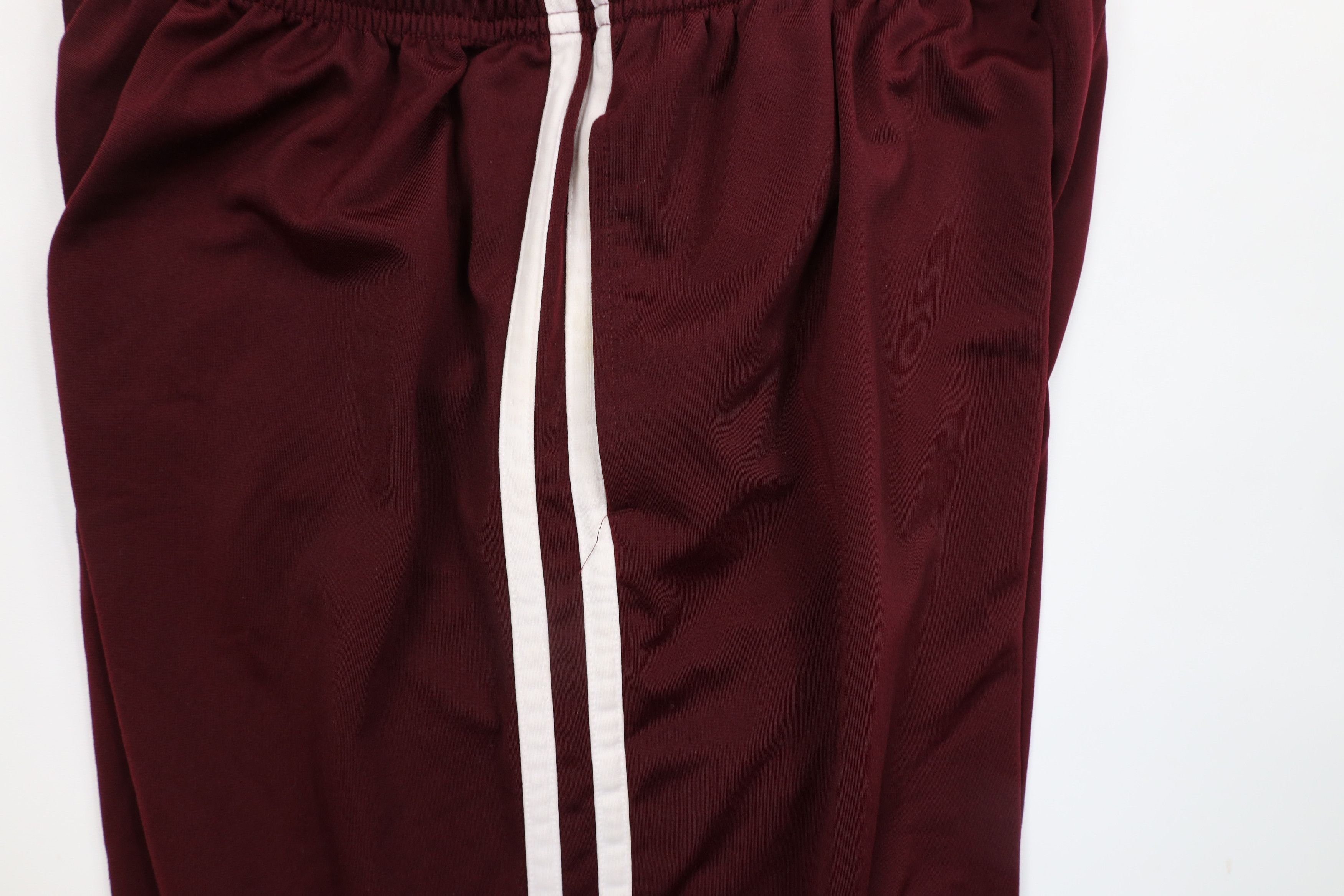 Vintage Vintage 90s Streetwear Striped Wide Leg Sweatpants Pants Red Size US 36 / EU 52 - 9 Thumbnail