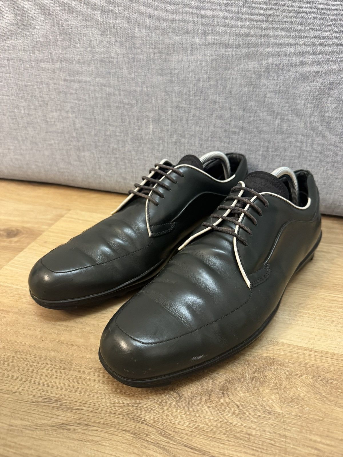 Prada Prada Milano Leather Lace Ups Derby Sneakers 7,5 41,5 Size US 8.5 / EU 41-42 - 8 Thumbnail