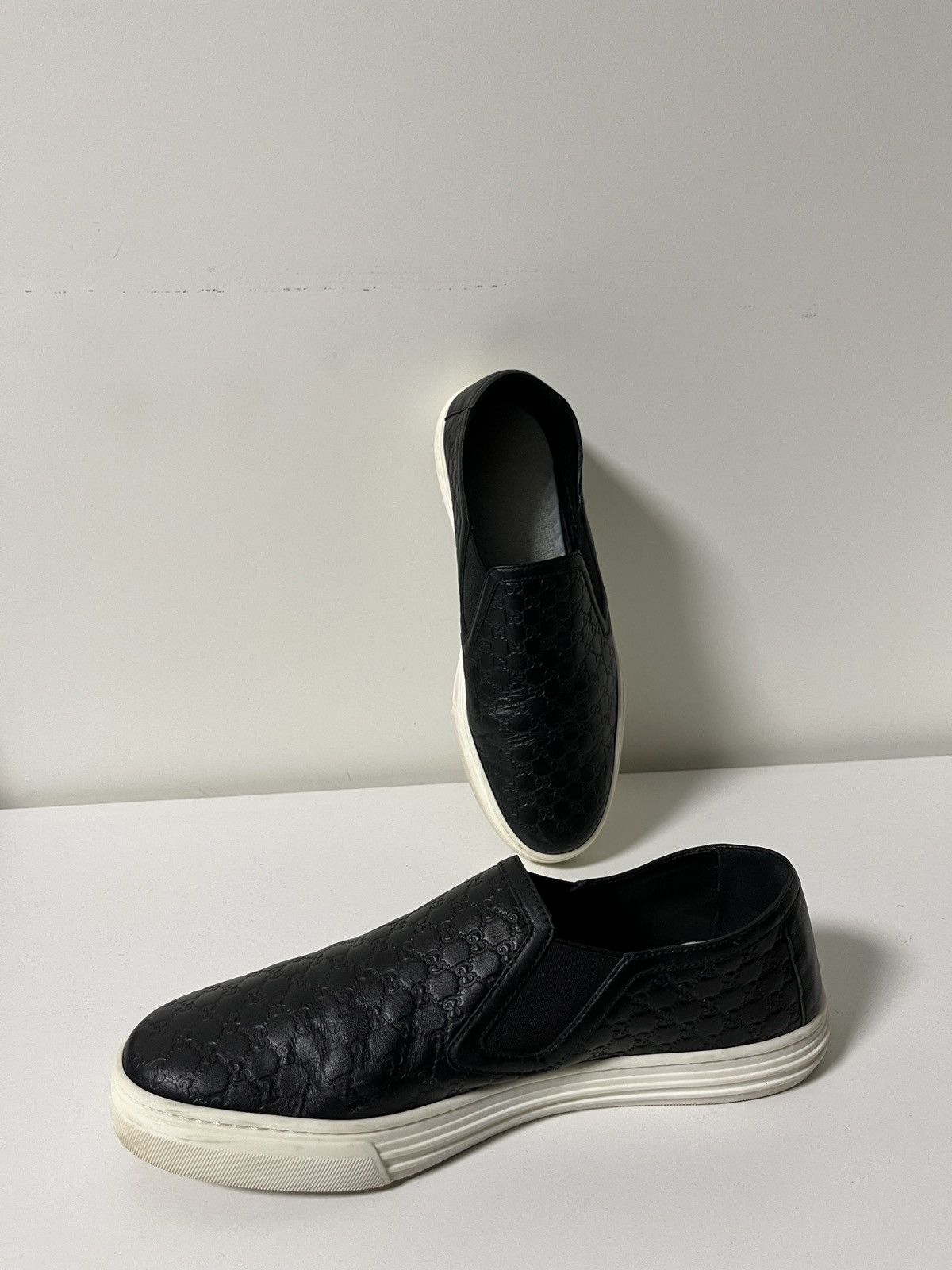 Gucci Gucci Microguccissima Monogram Leather Slip On Size US 7 / IT 37 - 5 Thumbnail