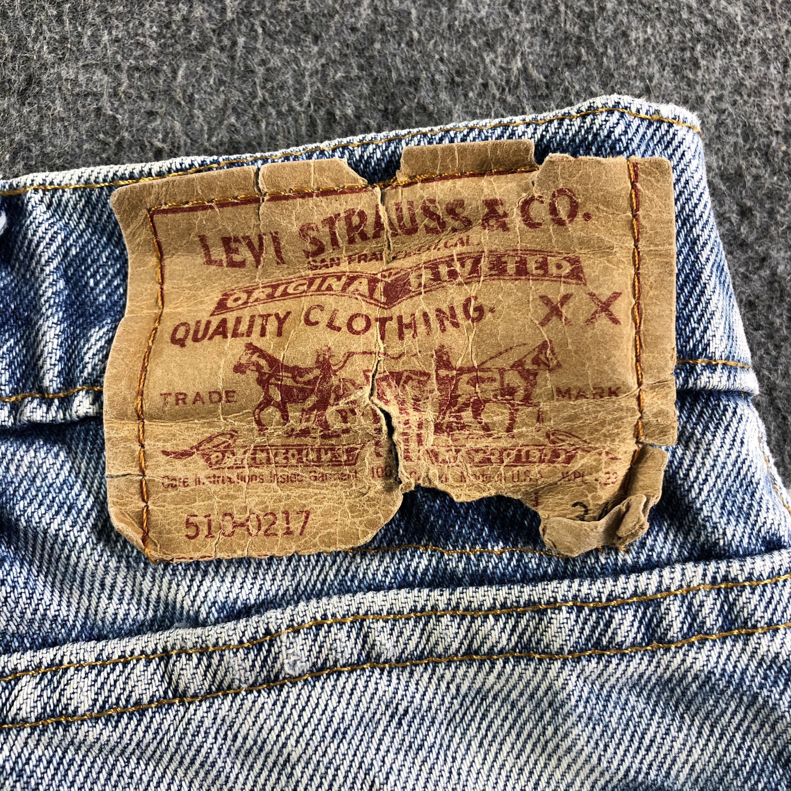 Levi's Vintage 90s Blue Wash Levis 510 Jeans-J3943 Size US 33 - 5 Thumbnail