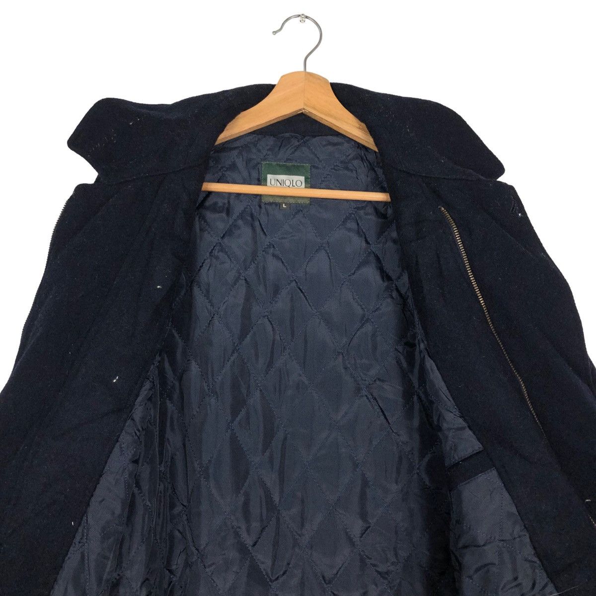 Japanese Brand 🔥Wool Heavy Jacket Wood Button Uniqlo Japan Issey Miyake Size US L / EU 52-54 / 3 - 14 Thumbnail