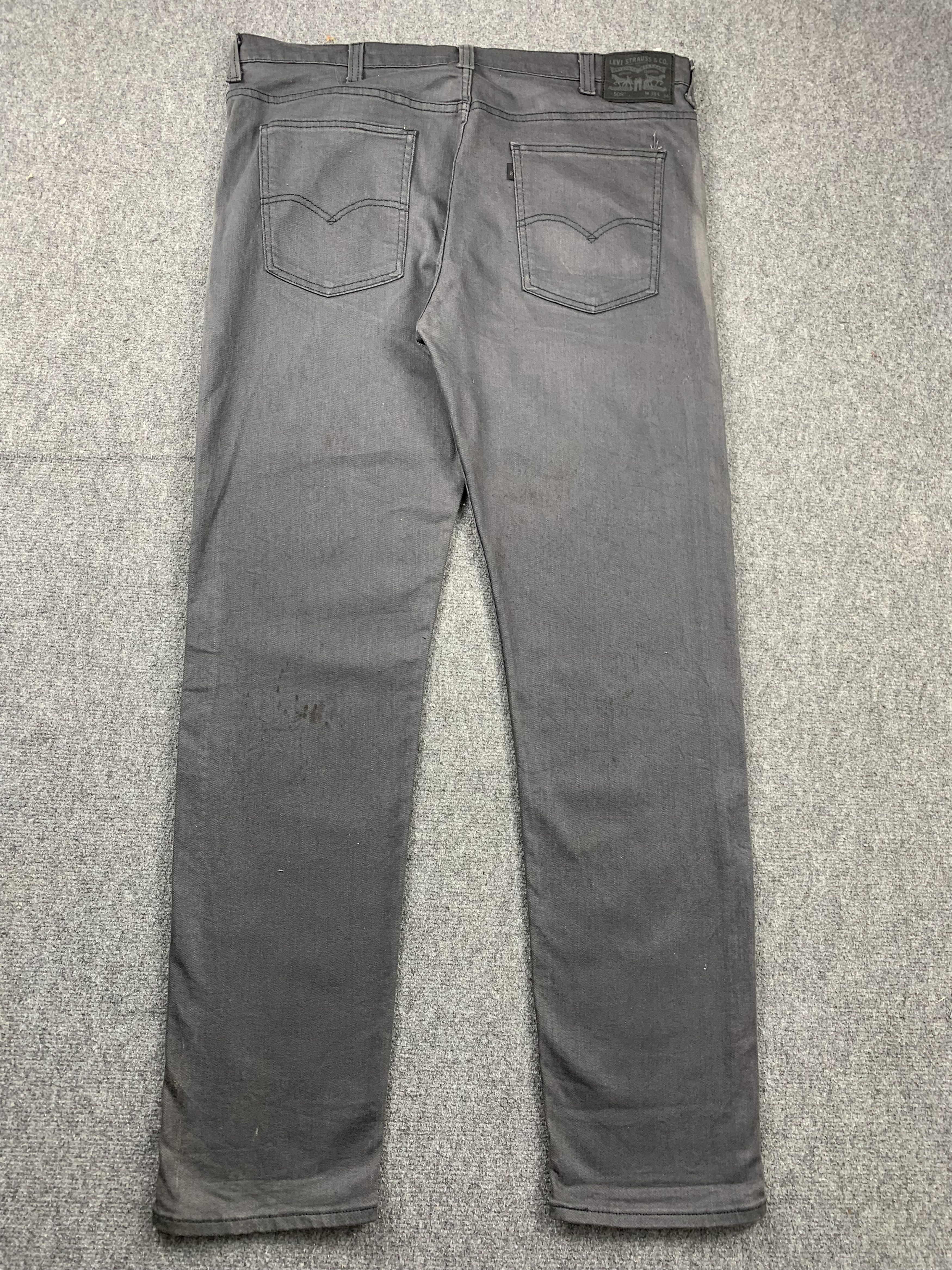 Levi's Vintage Levis 508 Faded Black Jeans DP2140 Size US 40 / EU 56 - 3 Thumbnail
