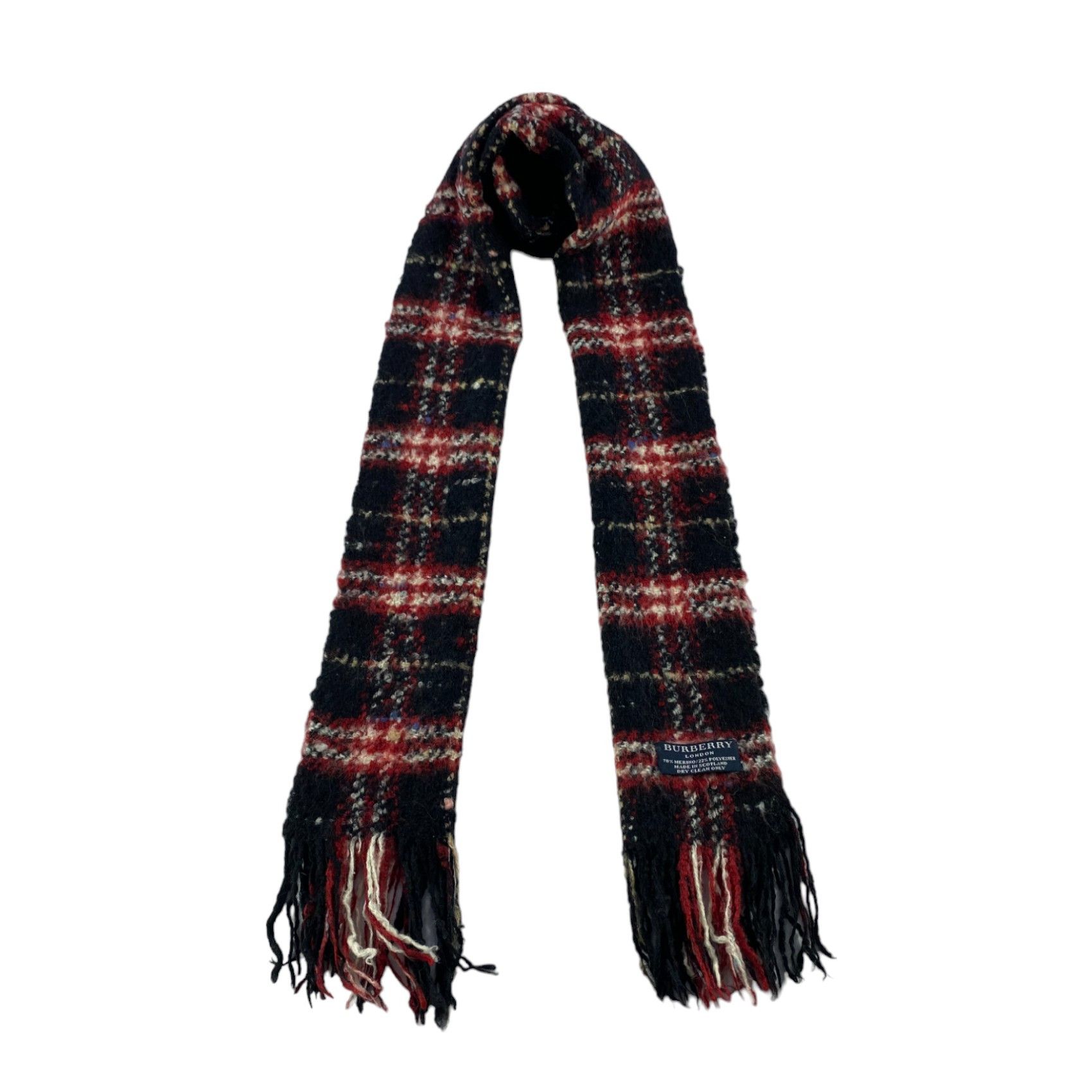Burberry × Vintage Burberry Scarf / Muffler / Neckwear - WW936 Size ONE SIZE - 1 Thumbnail