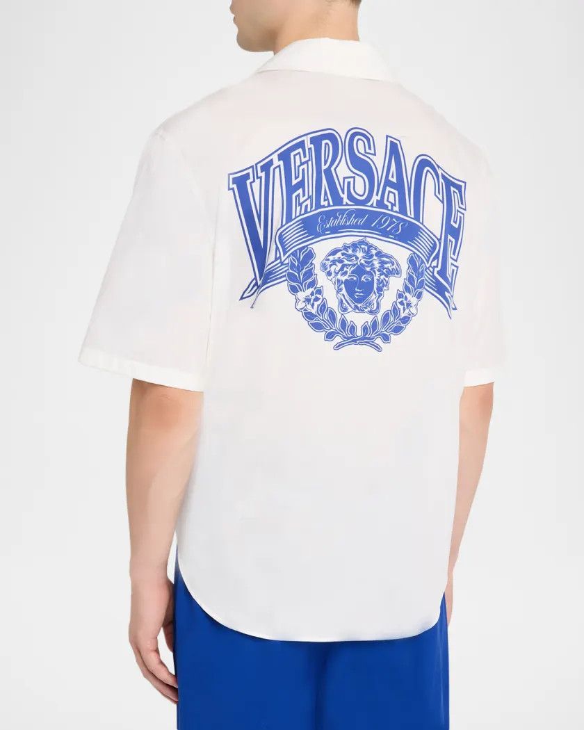 Versace Versace Medusa Logo Button Down Size US M / EU 48-50 / 2 - 3 Thumbnail