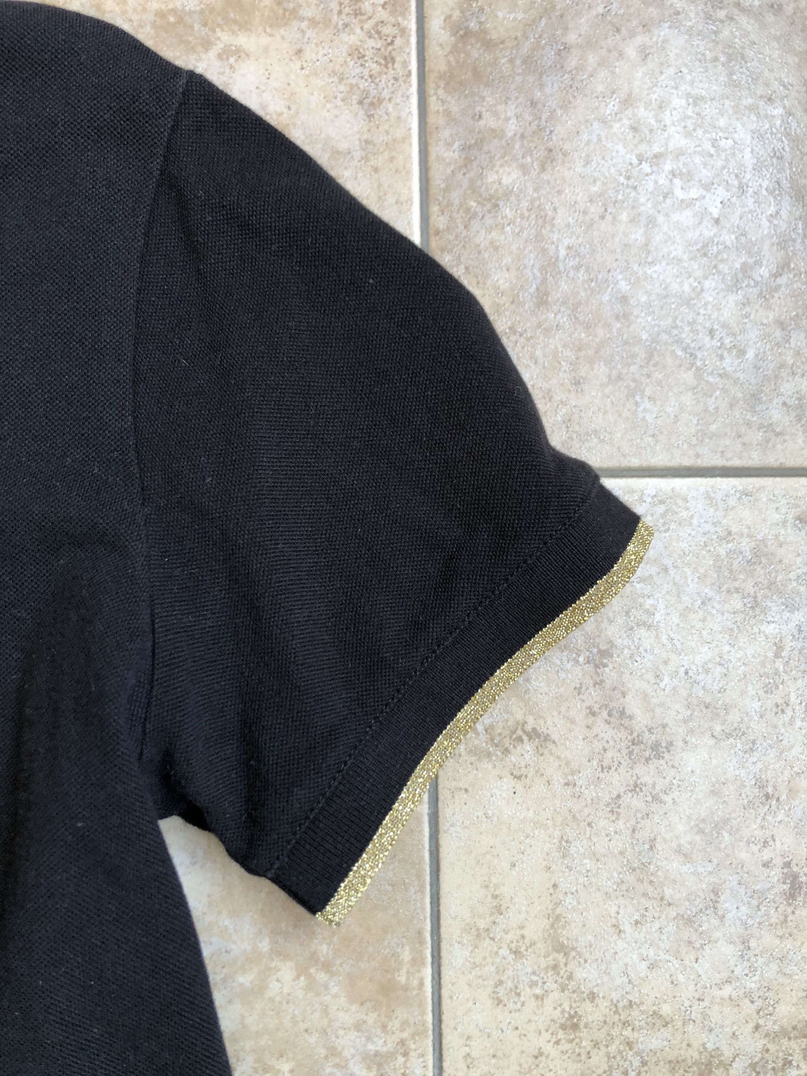 Versace Jeans Couture Versace Jeans Couture Black Polo T-Shirt Cotton Size US S / EU 44-46 / 1 - 10 Thumbnail