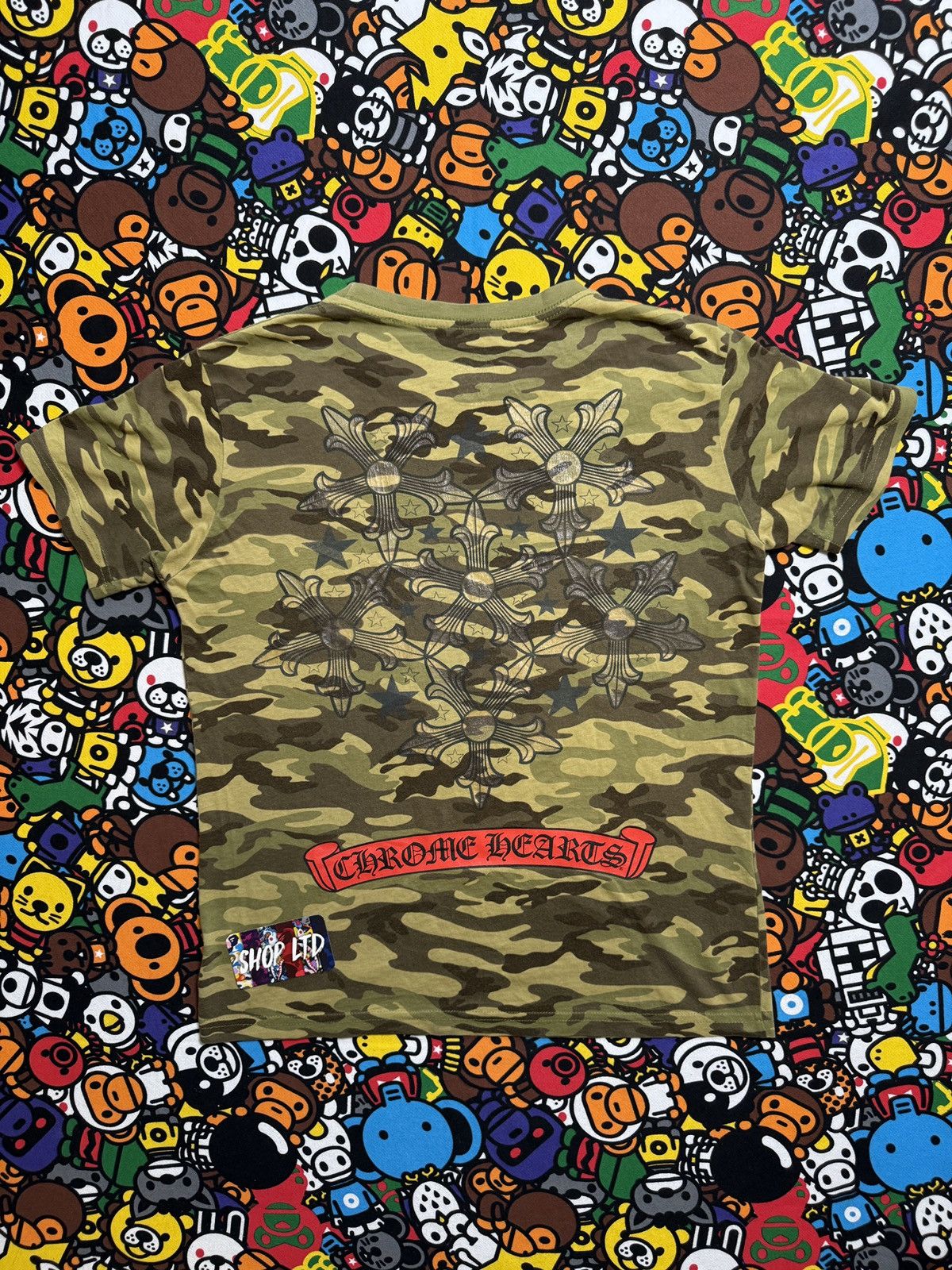 Chrome Hearts Chrome Hearts Camo Multi Star Logo Tee Size US S / EU 44-46 / 1 - 1 Thumbnail