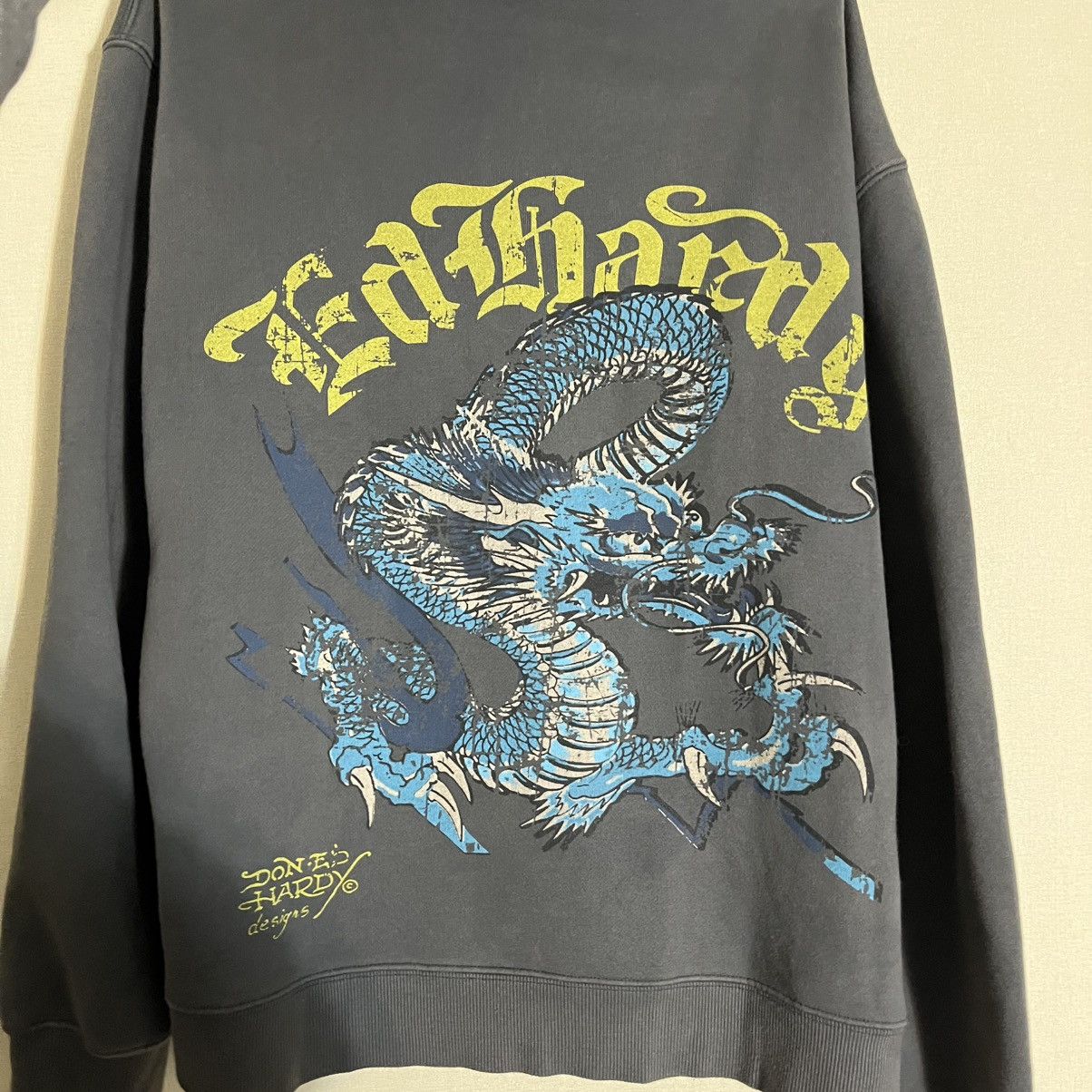 Ed Hardy Vintage Ed Hardy Scull Full Zip Hoodie Y2K Size US L / EU 52-54 / 3 - 10 Thumbnail