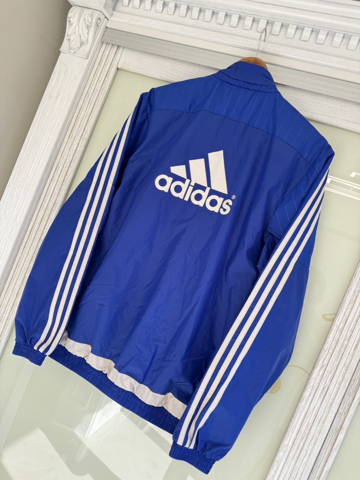 Adidas Adidas Chelsea 2015-2016 Soccer Track Jacket Football Shirt Size US S / EU 44-46 / 1 - 7 Thumbnail