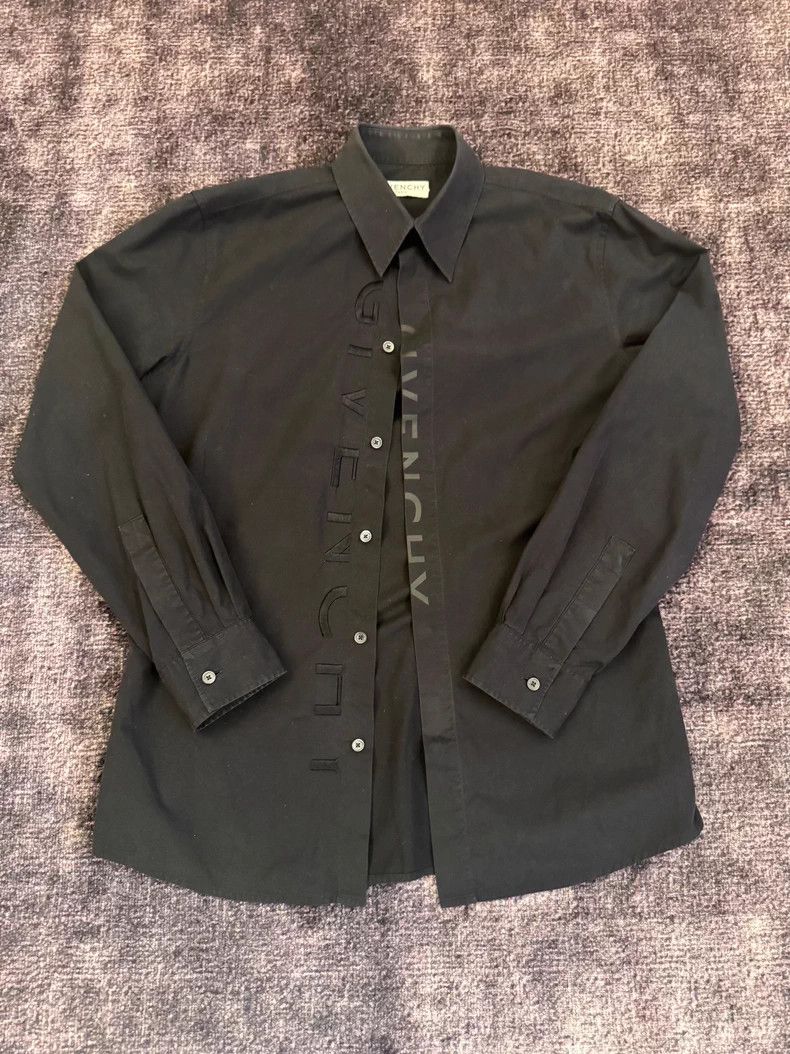 Givenchy Givenchy Size38 Black shirt Size US M / EU 48-50 / 2 - 1 Thumbnail