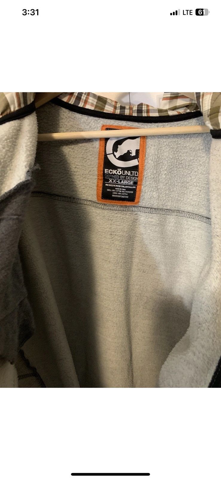 Ecko Unltd. Vintage Ecko unltd mens sz 2XL jacket hoodie Y2K gray Size US XXL / EU 58 / 5 - 7 Thumbnail