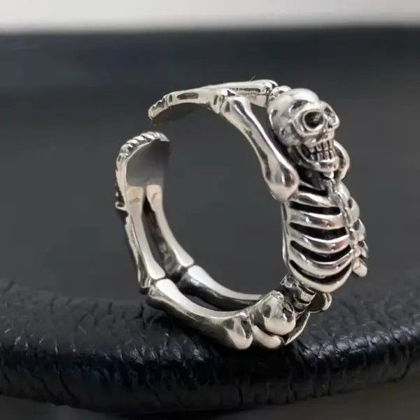 Jewelry 925 Sterling Silver Personality Big Ring Size ONE SIZE - 7 Thumbnail