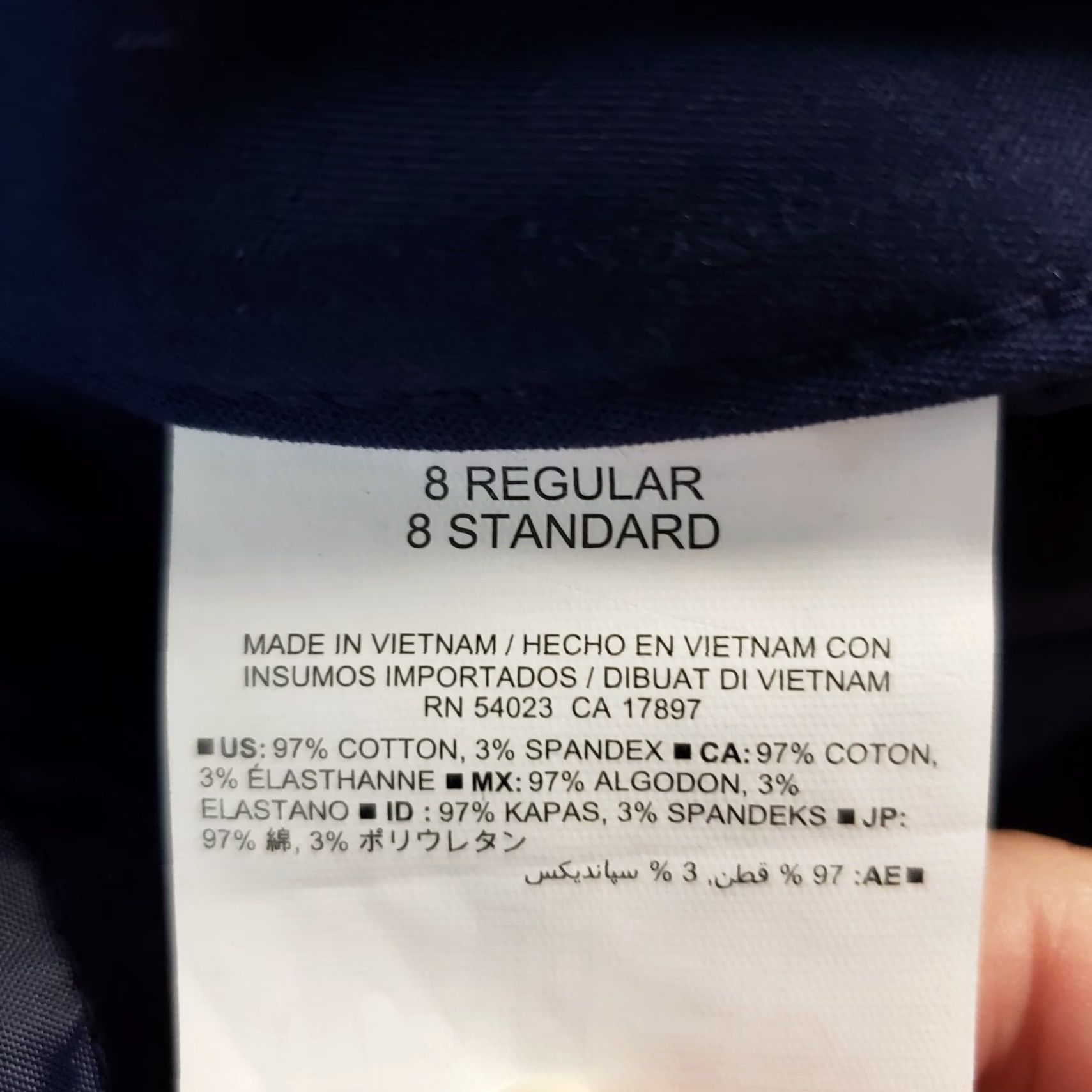 Old Navy Old Navy Womens Wide Leg Crop Pants Sz 8 Blue High Rise Cotton Blend Pants Womens Wide Leg Crop Blue 8 Cotton Blend High Rise Size 30" / US 8 / IT 44 - 8 Thumbnail