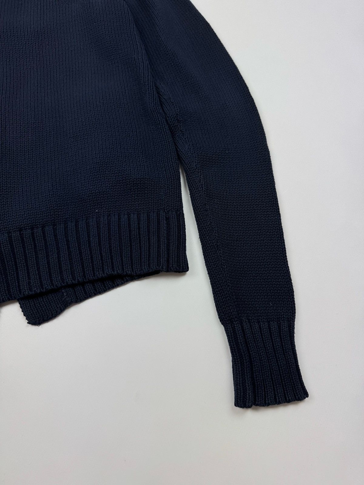 Allsaints AllSaints Ernst Linen/Cotton Navy Cardigan Size US M / EU 48-50 / 2 - 10 Thumbnail