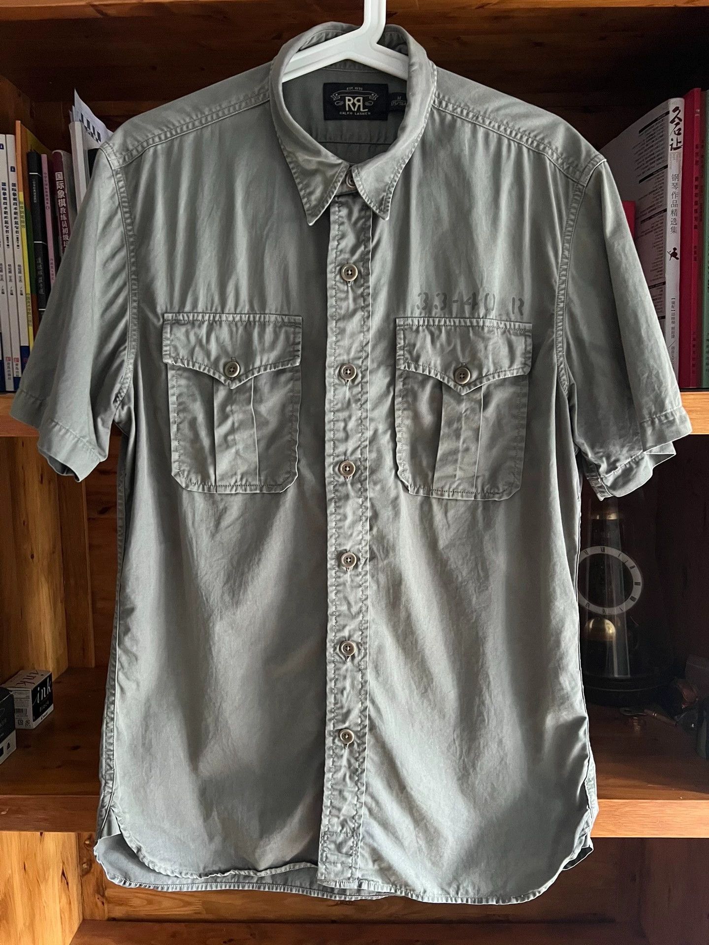 RRL Ralph Lauren RRL Double RL Military SS Shirt M Near New Size US M / EU 48-50 / 2 - 1 Thumbnail