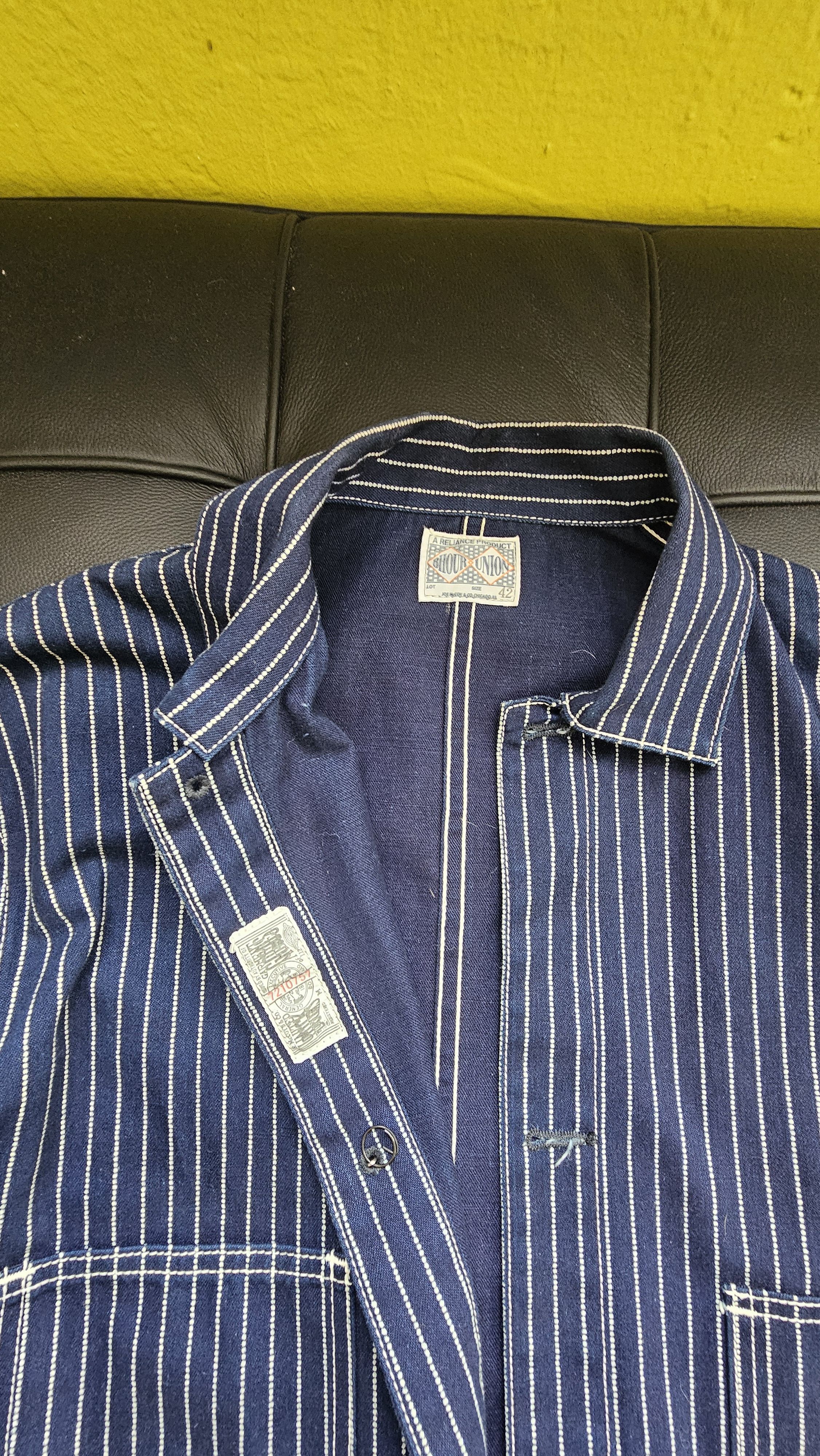The Real McCoy's Wabash striped chore coat 8 hour union line size 42 Size US L / EU 52-54 / 3 - 3 Thumbnail