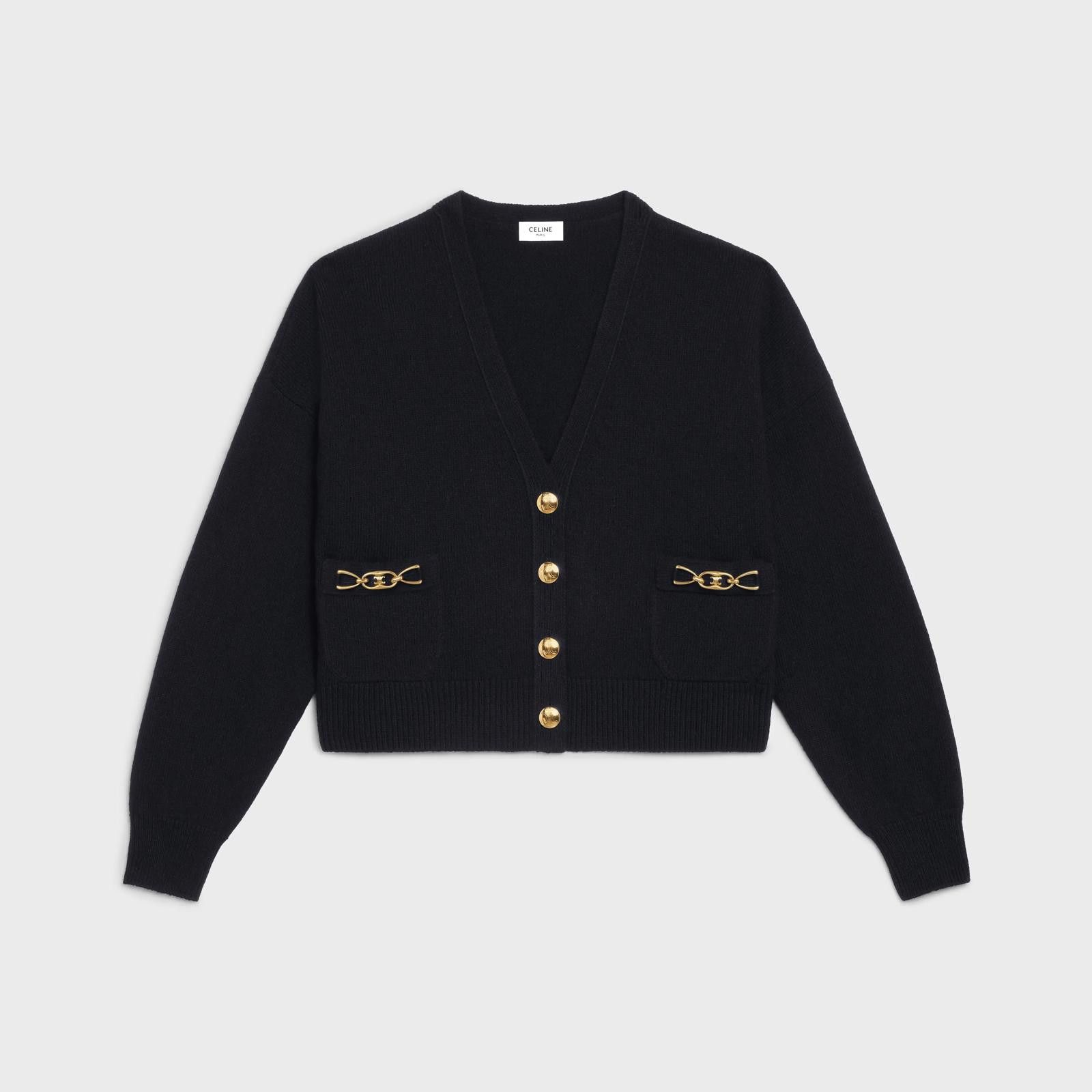 Celine Celine Cardigan With Gourmette Size ONE SIZE - 1 Thumbnail